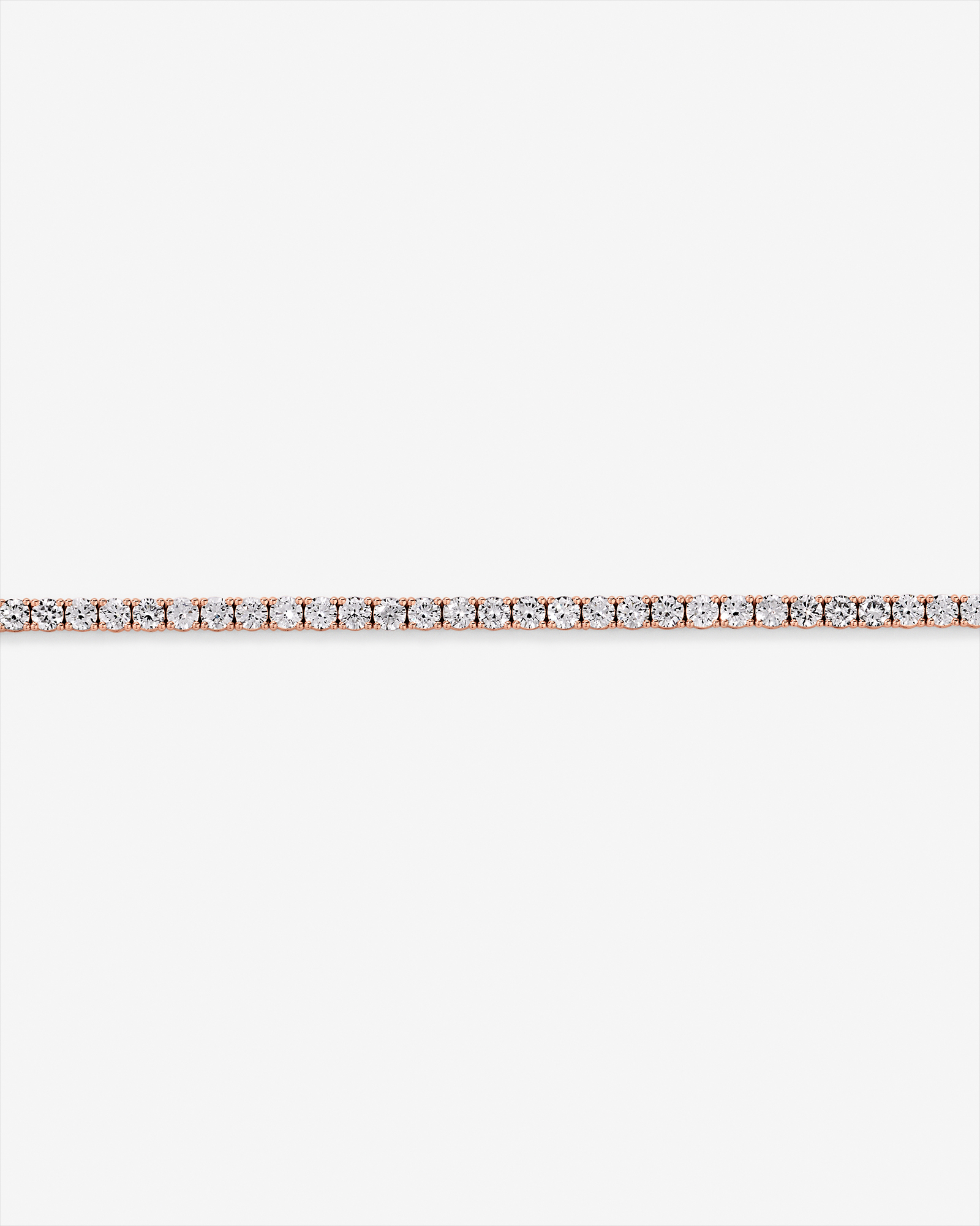 5.00 Carat TW Laboratory-Grown Diamond Tennis Bracelet in 10kt Rose Gold