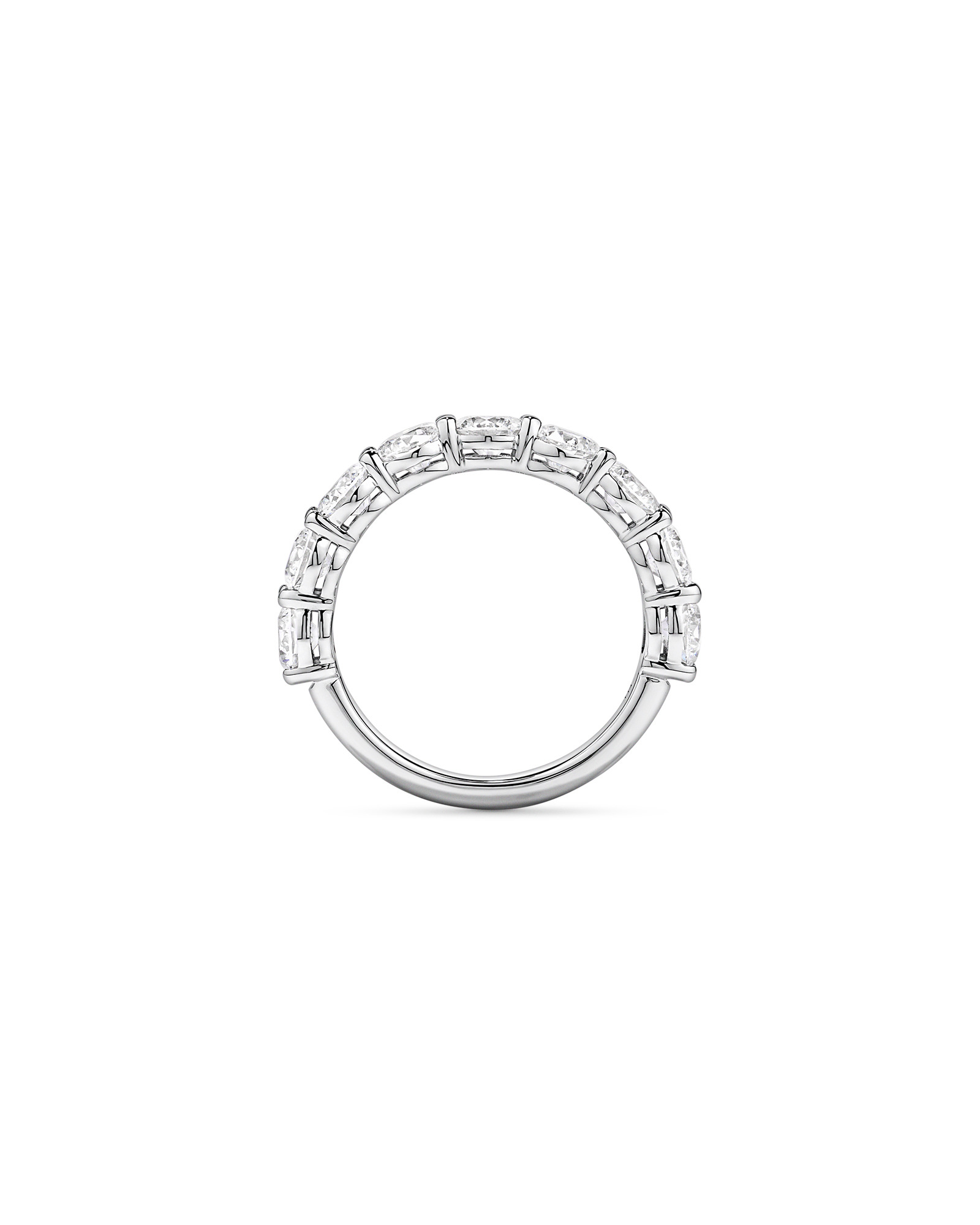 2.74TW Round Brilliant Laboratory-Grown Diamond Wedding Ring 14kt Gold