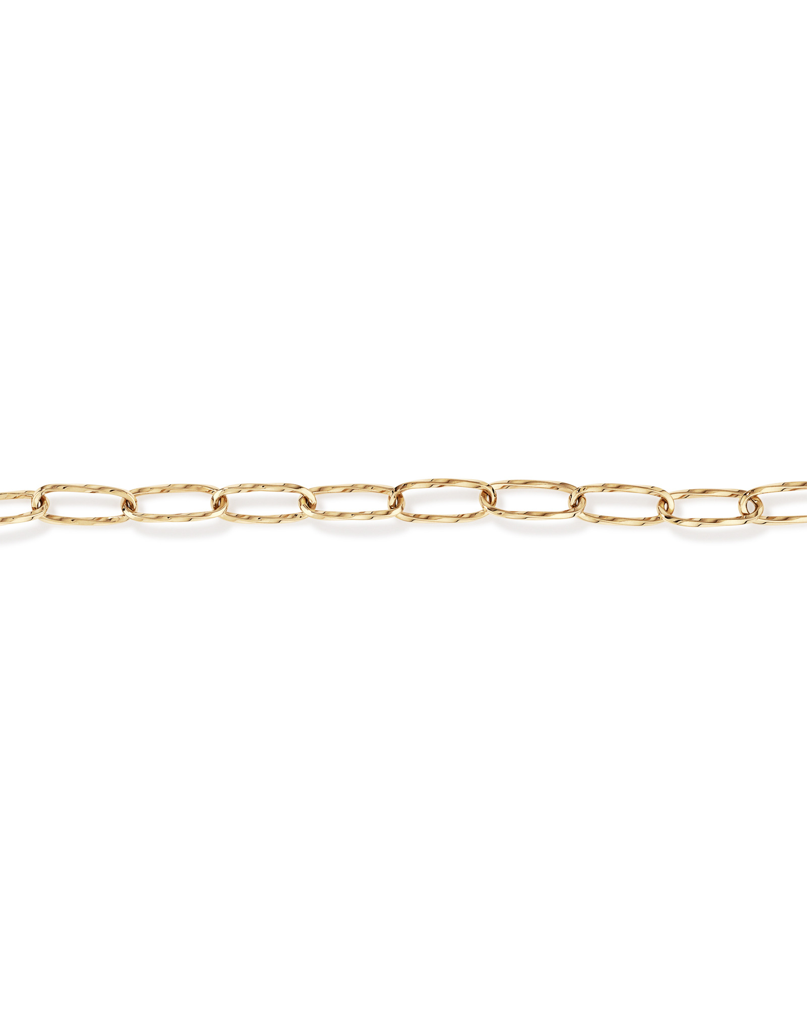Diamond Cut Oval Twist Link Bracelet in 10kt Yellow Gold