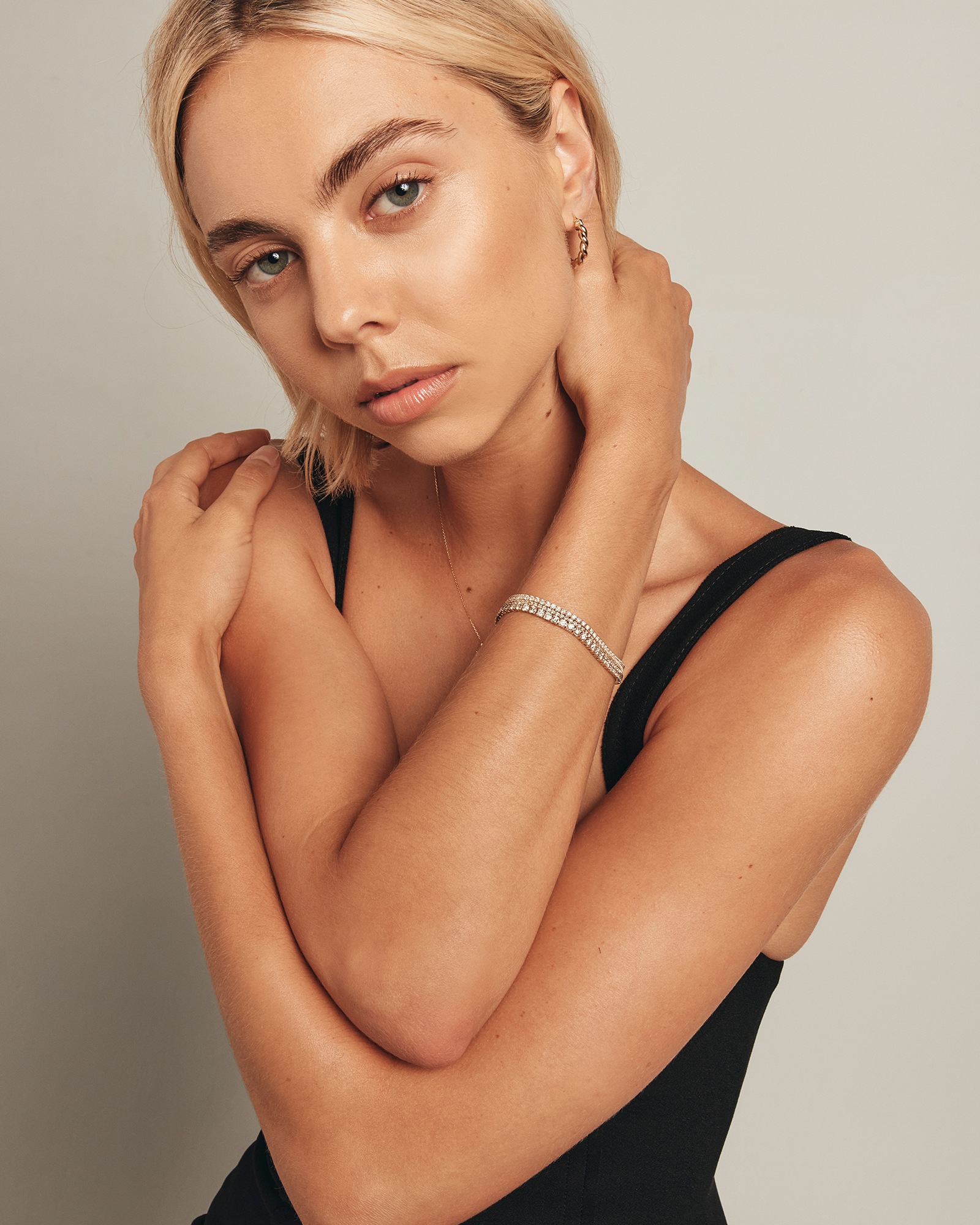 4.92 Carat TW Diamond Tennis Bracelet in 10kt Yellow Gold