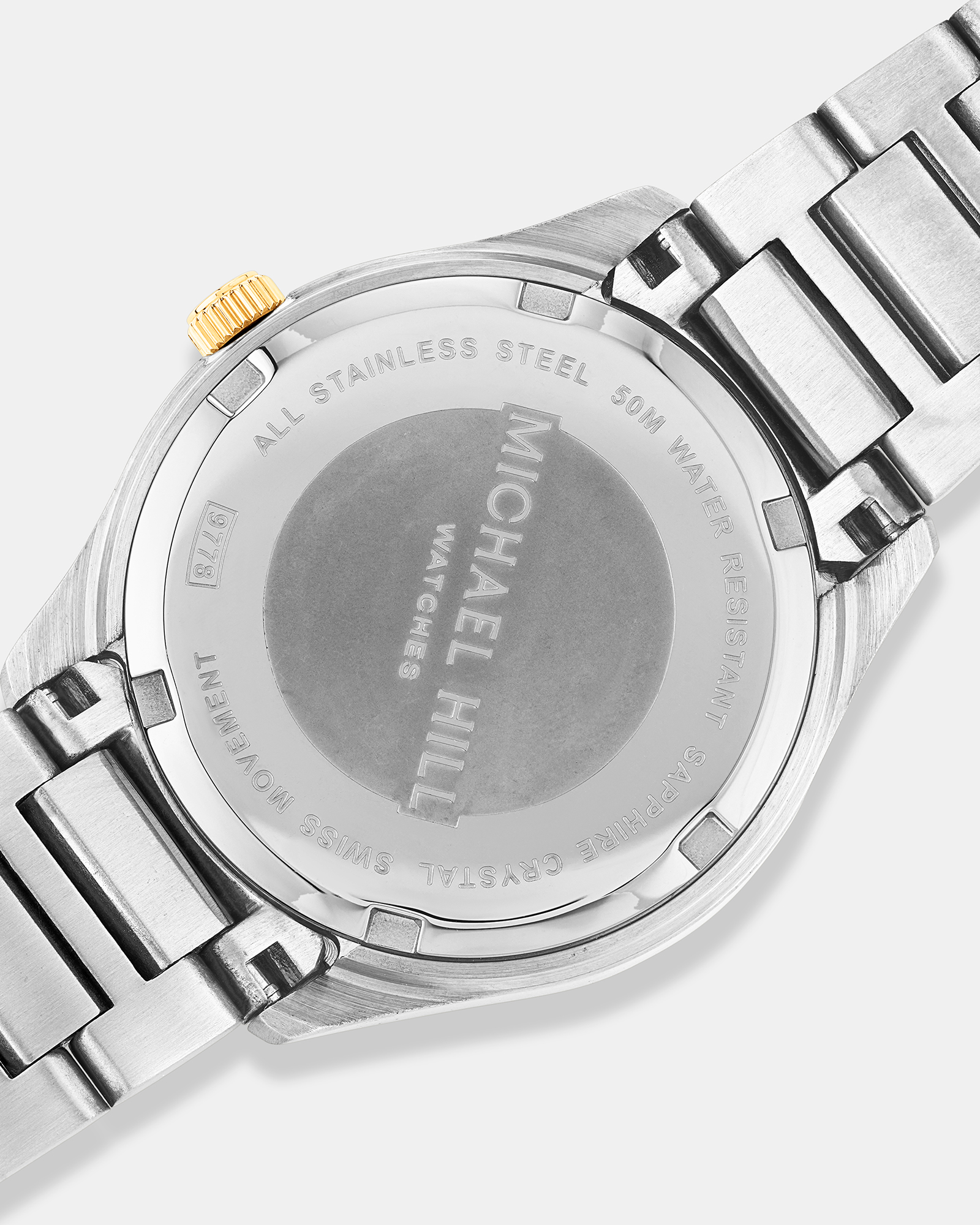 Women's Two-Tone Watch with Diamonds in Gold Tone Stainless Steel