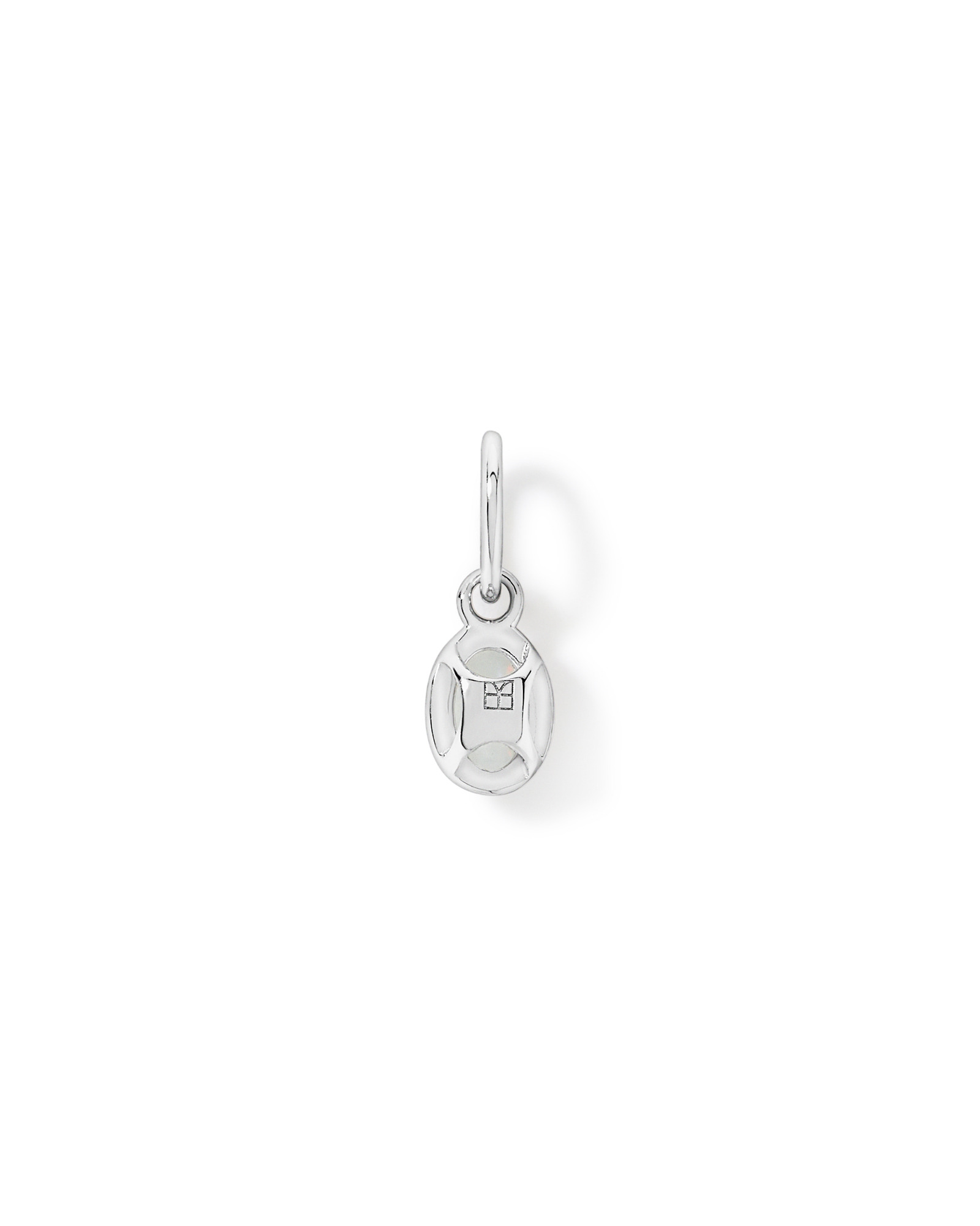 Oval Australian Opal Pendant in Sterling Silver