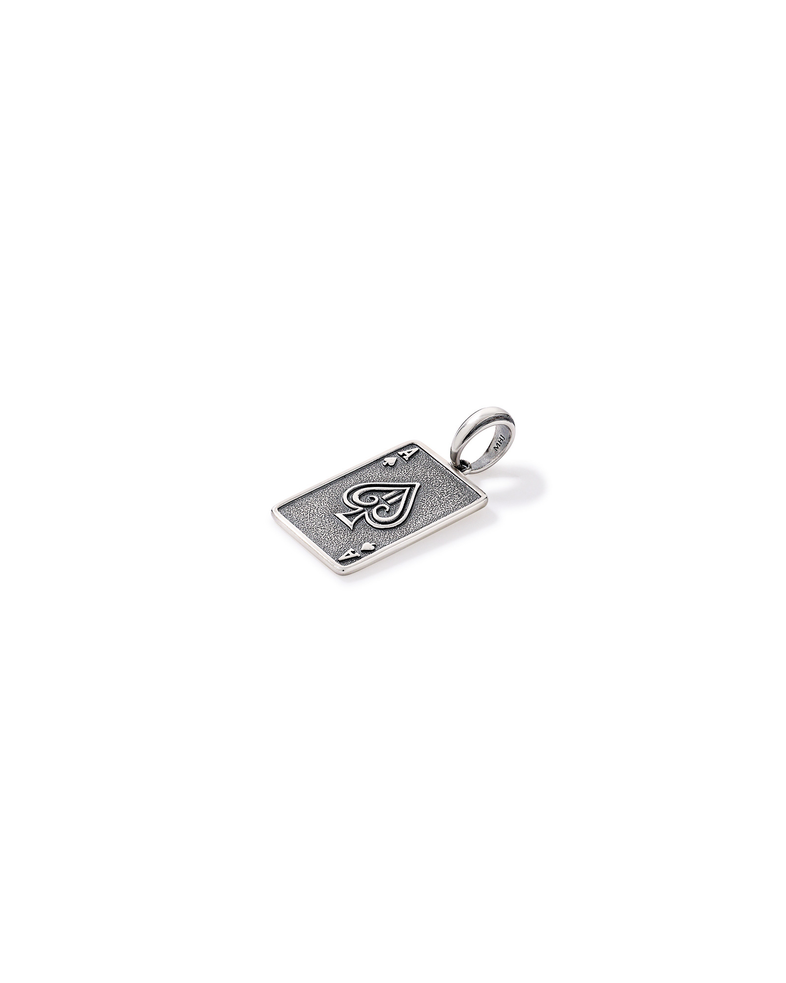 Ace of Spades Pendant in Sterling Silver