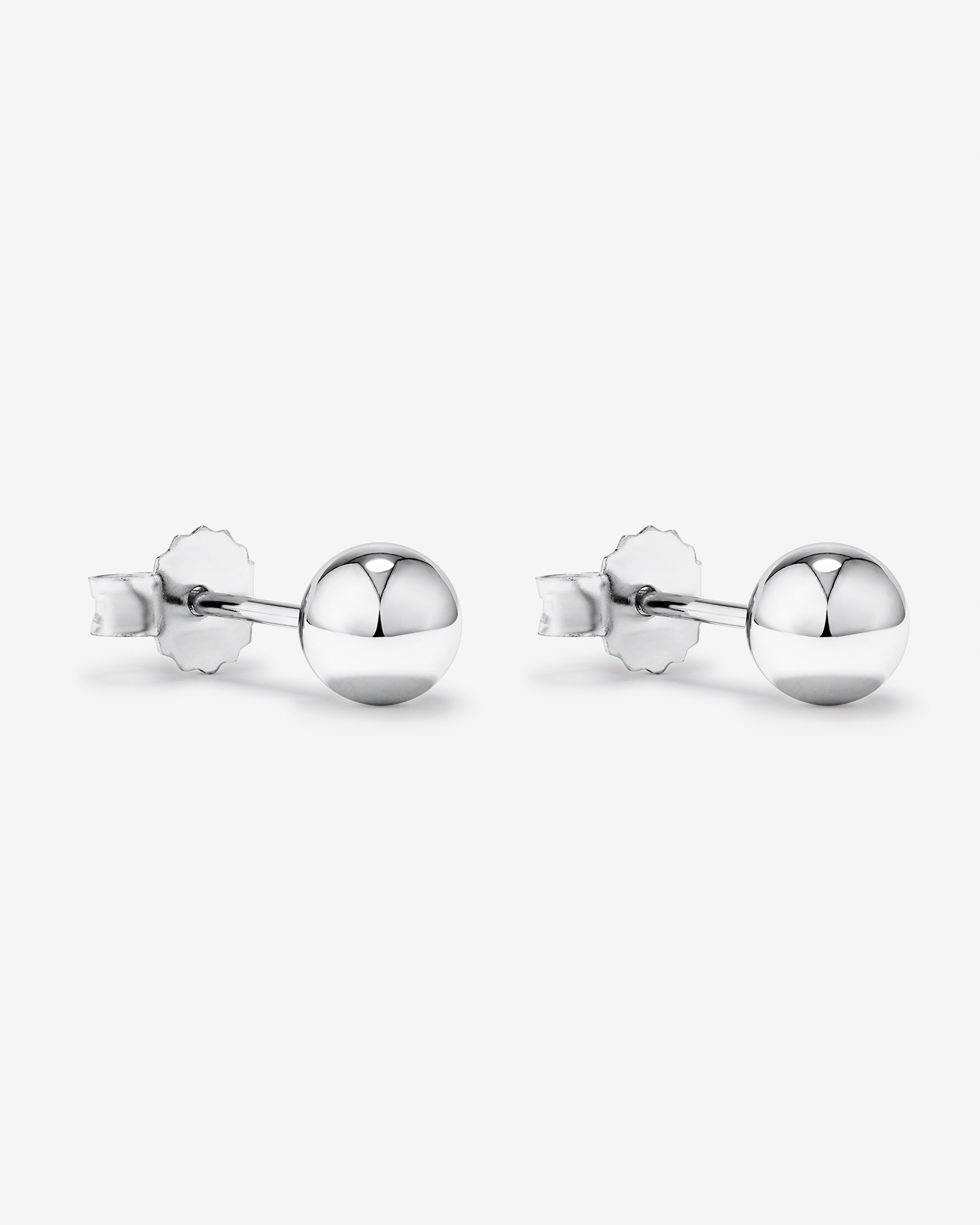 6mm Ball Stud Earrings in Sterling Silver