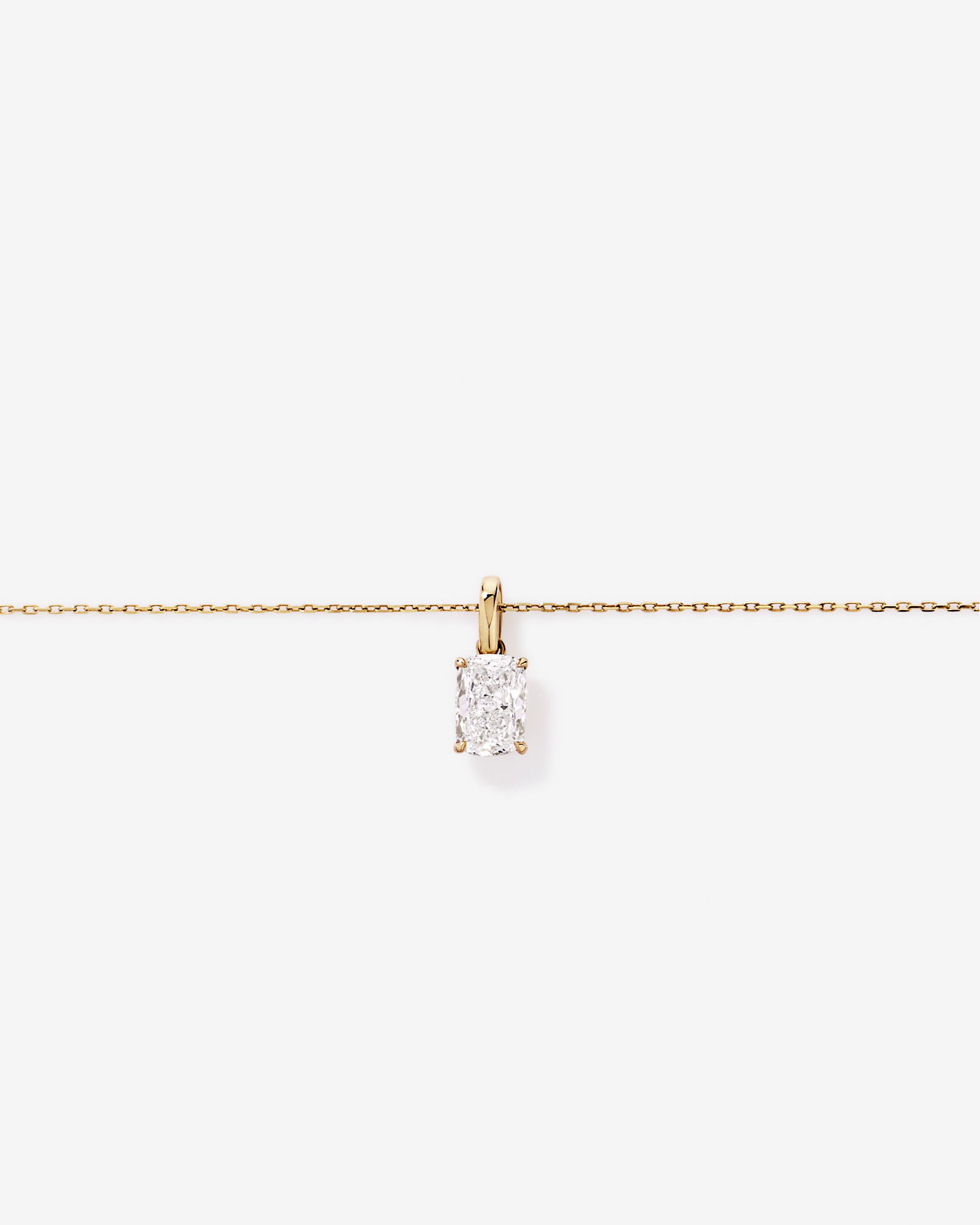 1.00 Carat TW Laboratory-Grown Diamond Pendant in 10kt Yellow Gold