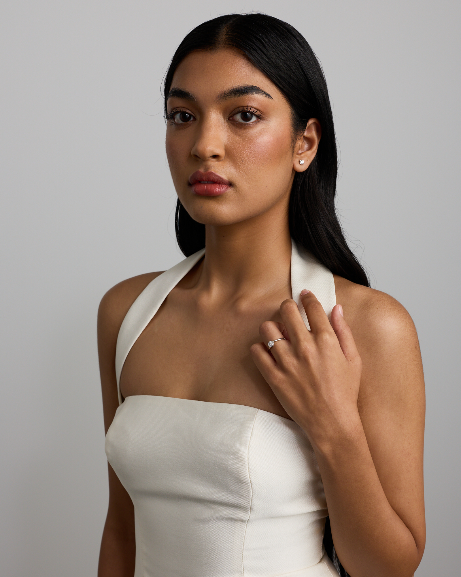 0.12 TW Diamond Promise Ring Sterling Silver