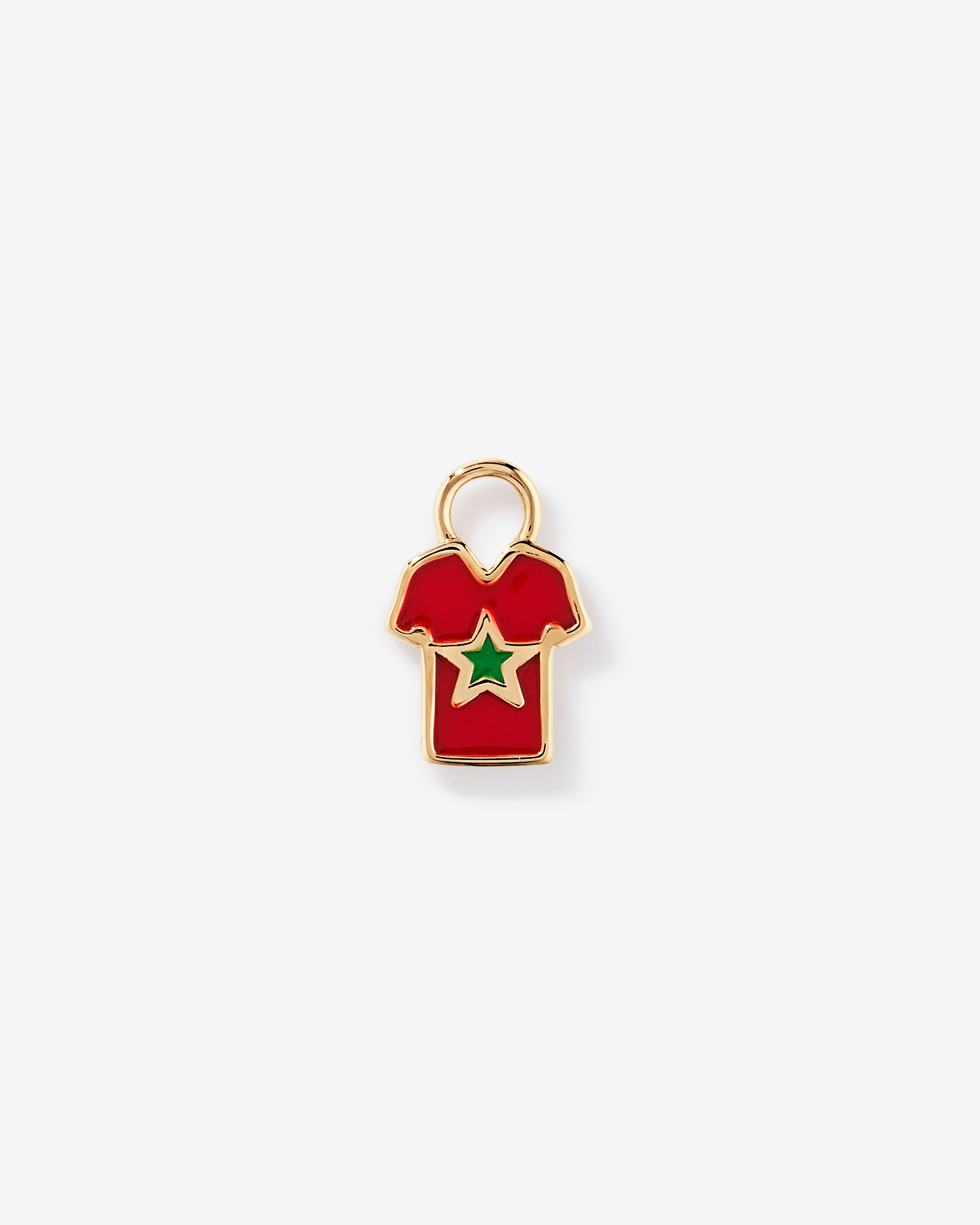 Morocco Jersey Earring Charm in 18Kt Vermeil