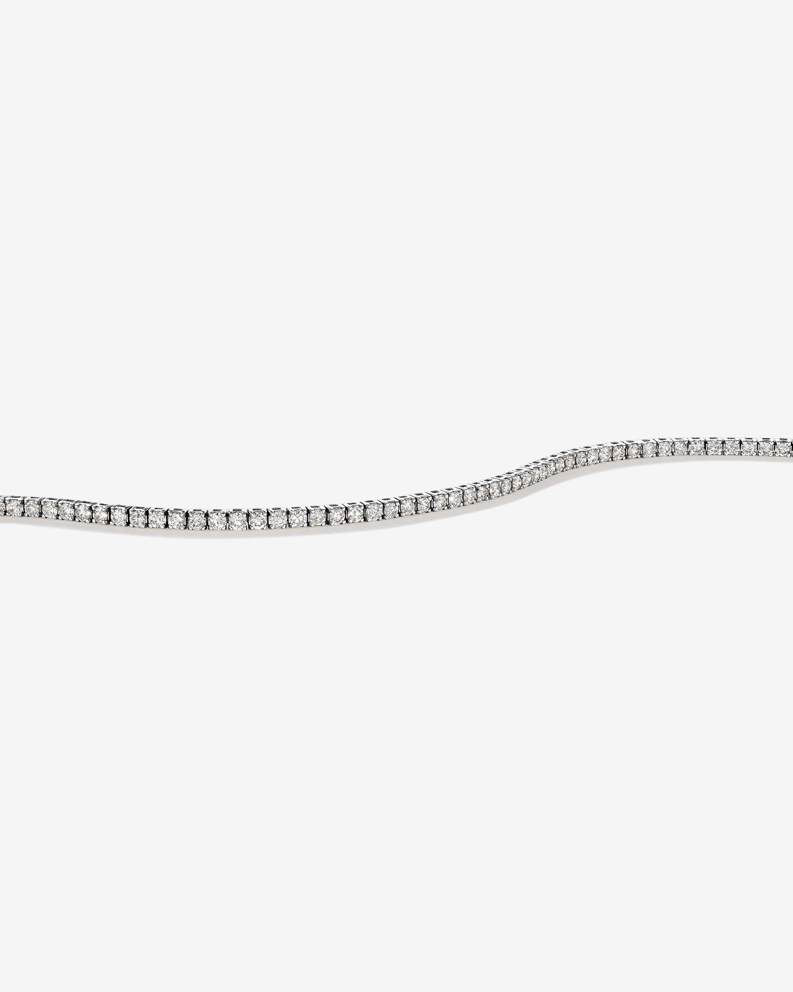 Bracelet de Tennis de 2,46 Carat TW en Diamant en Or Blanc 10kt