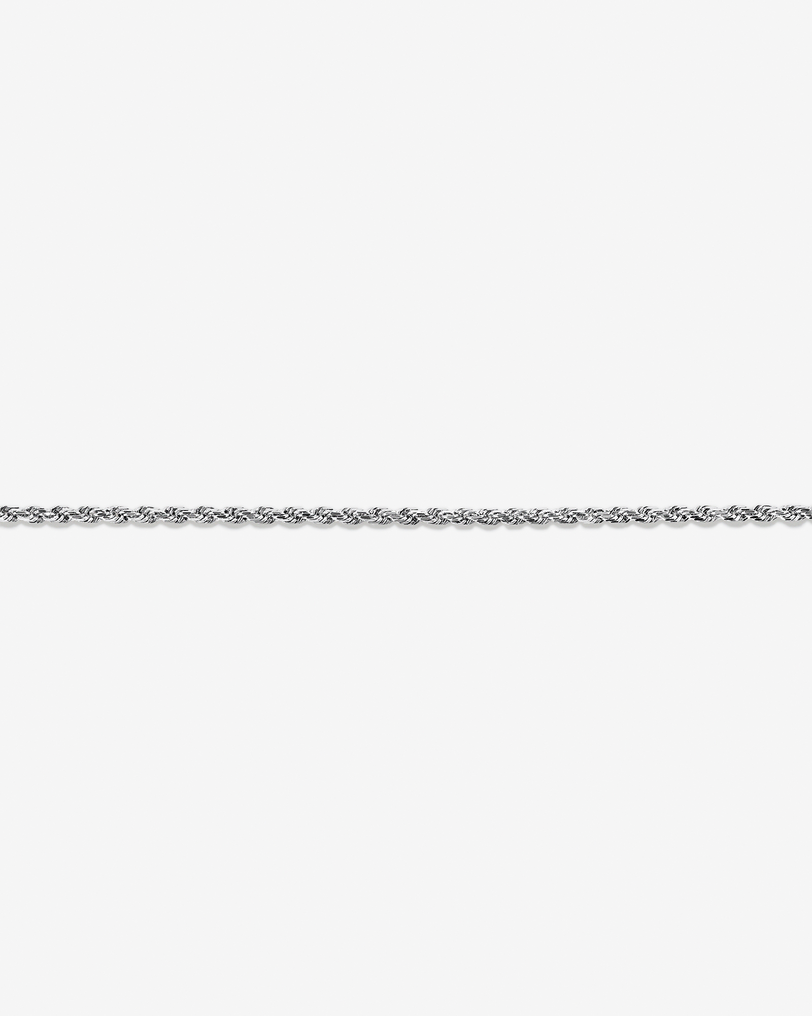 23cm (9") Rope Bracelet in Sterling Silver