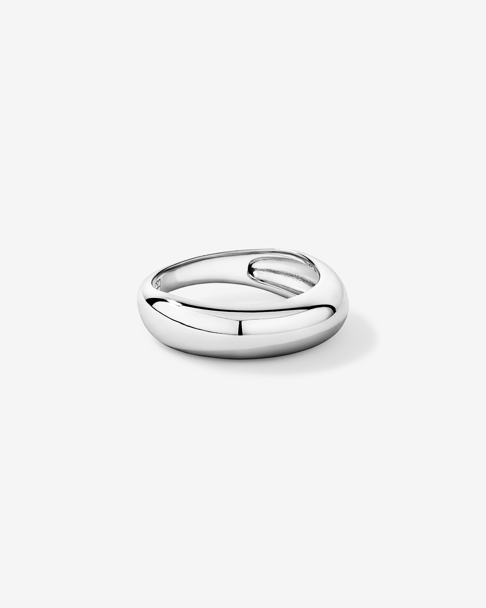 Polished Dome Ring in Sterling Silver