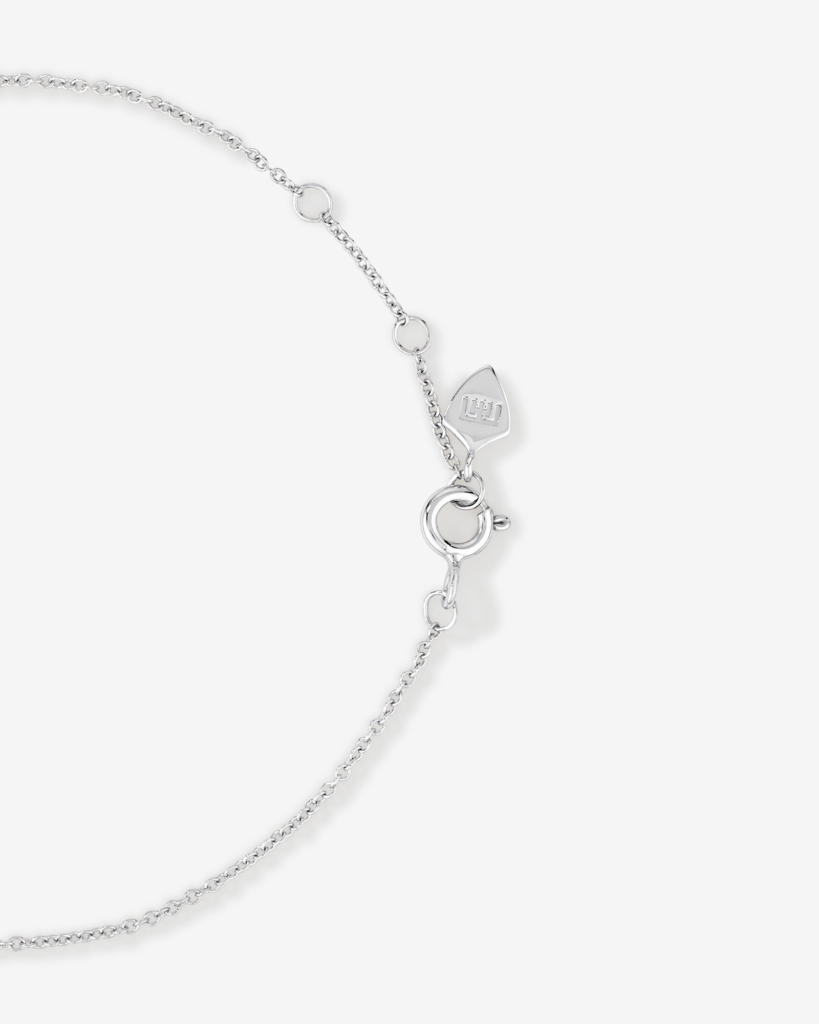 Bracelet avec 0,15 Carat TW de Diamants en Or Blanc 18kt