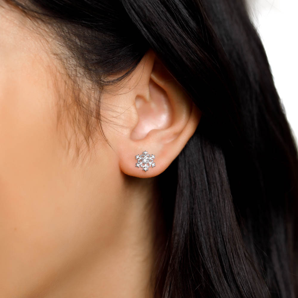 Michael hill online snowflake earrings