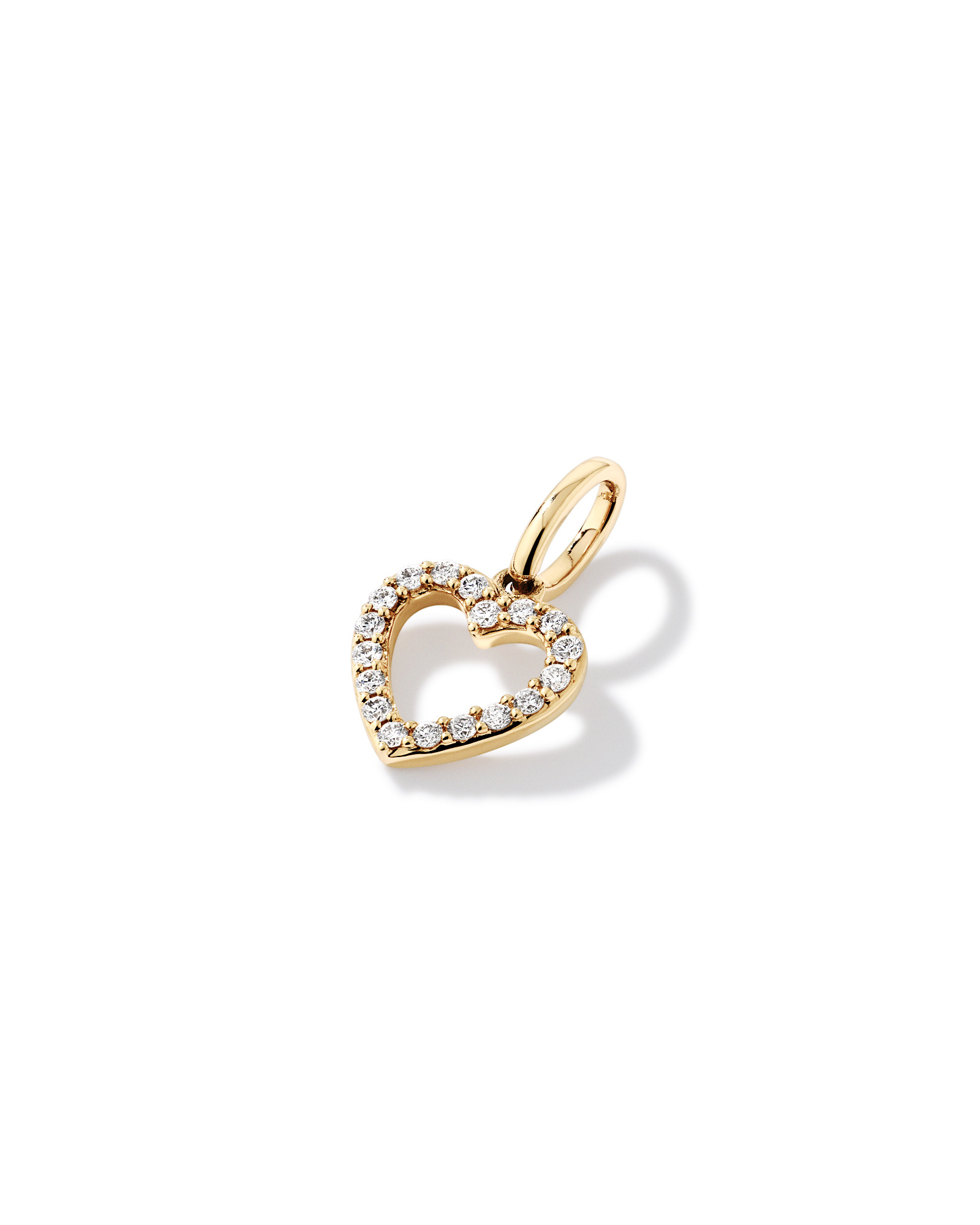 0.10TW Diamond Heart Pendant in 10kt Gold