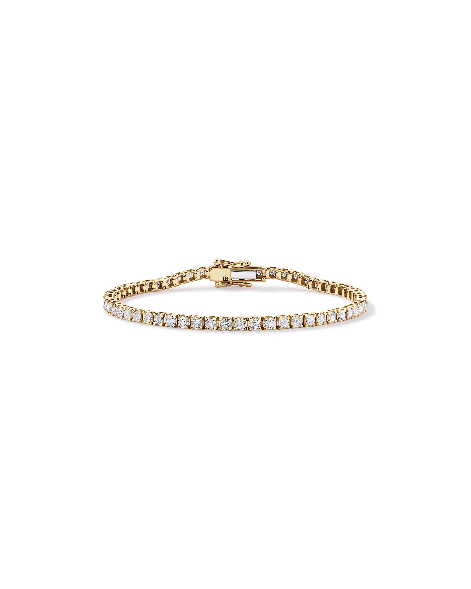 4.00 Carat TW Diamond Tennis Bracelet in 10kt Yellow Gold
