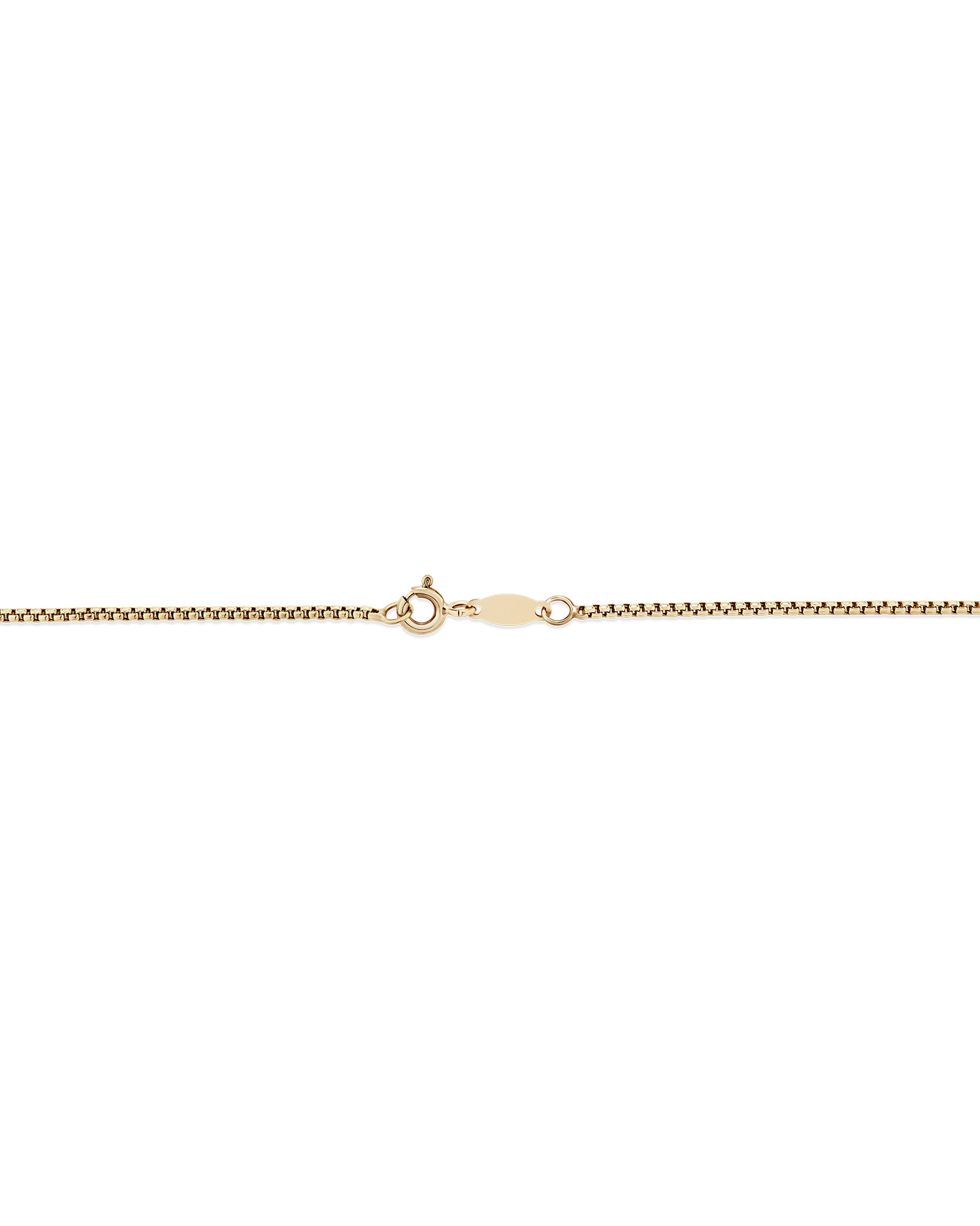 45cm (18") Hollow Round Box Chain in 14kt Yellow Gold