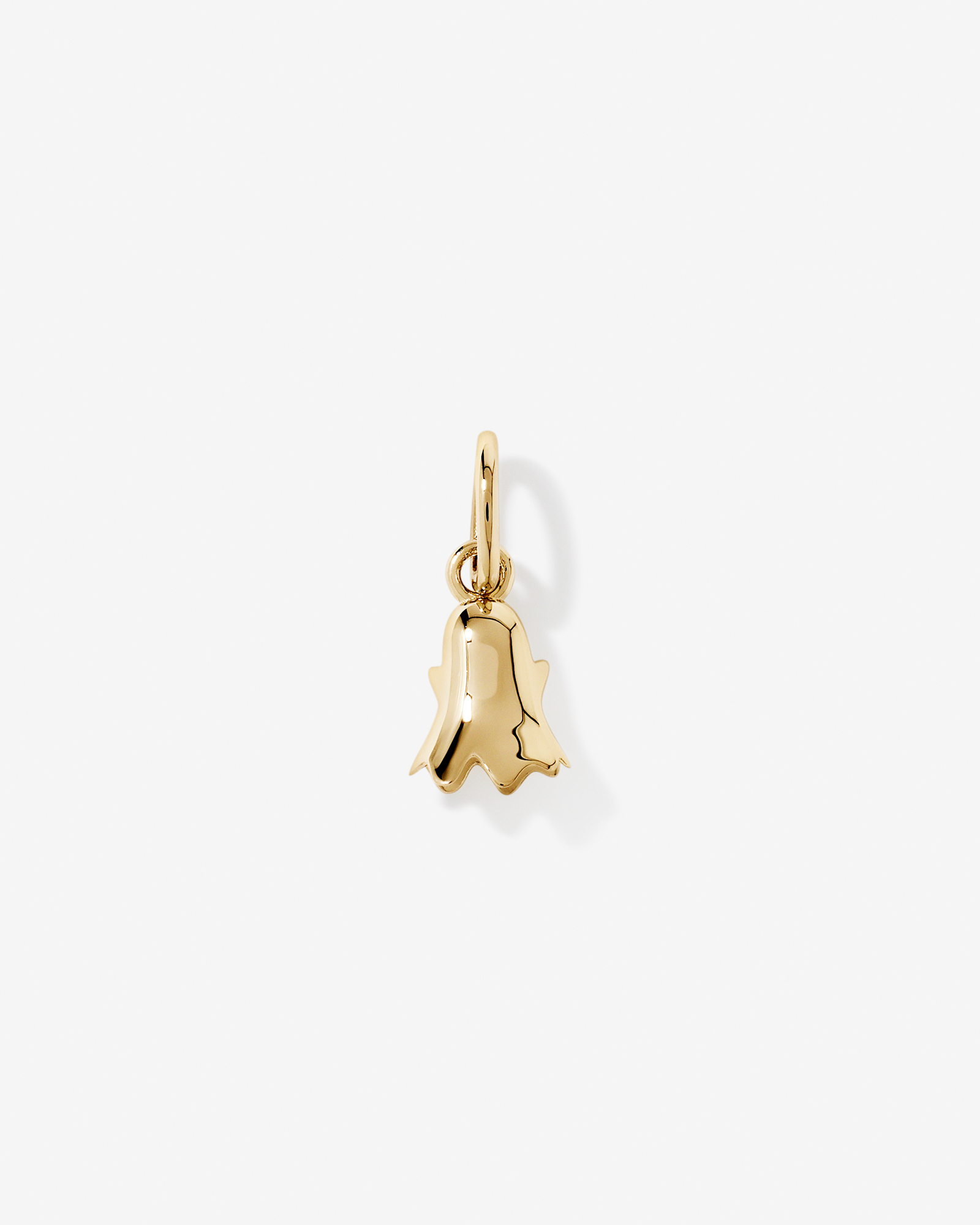 Ghost Pendant with Diamond Accent in 10kt Yellow Gold