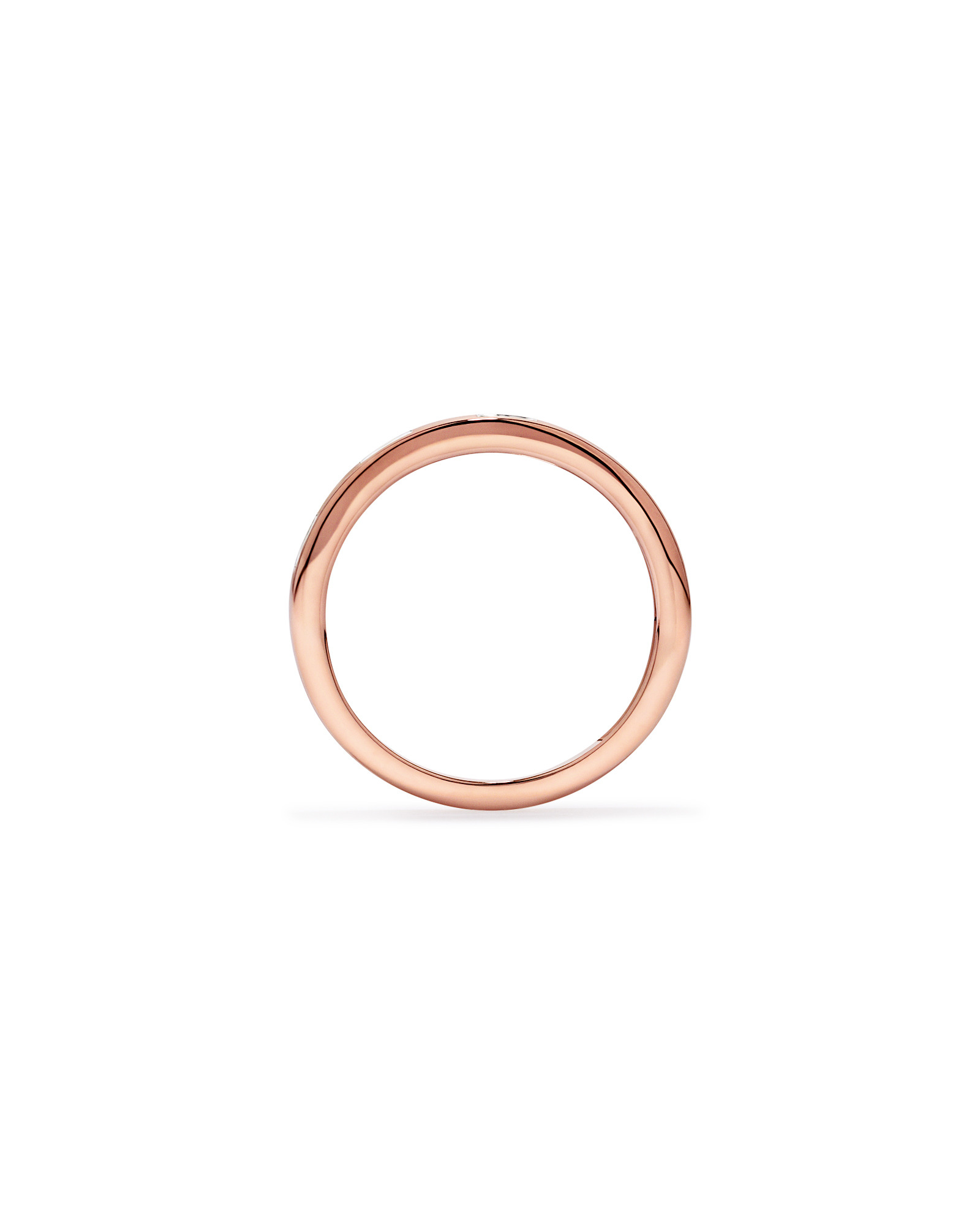 0.22TW Baguette Laboratory-Grown Diamond Wedding Band 14kt Rose Gold