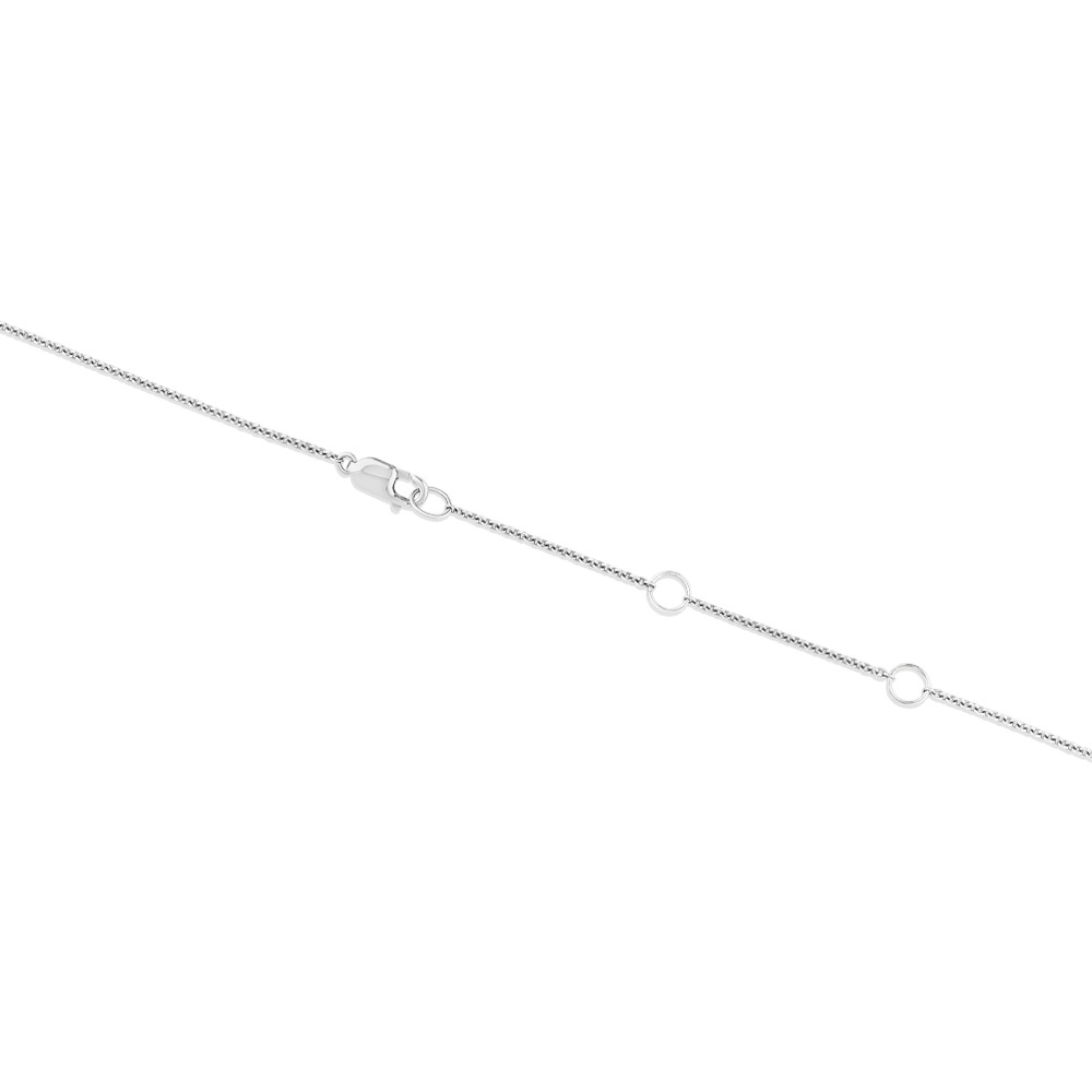 Collier espacé en argent sterling à diamants totalisant 10 ct