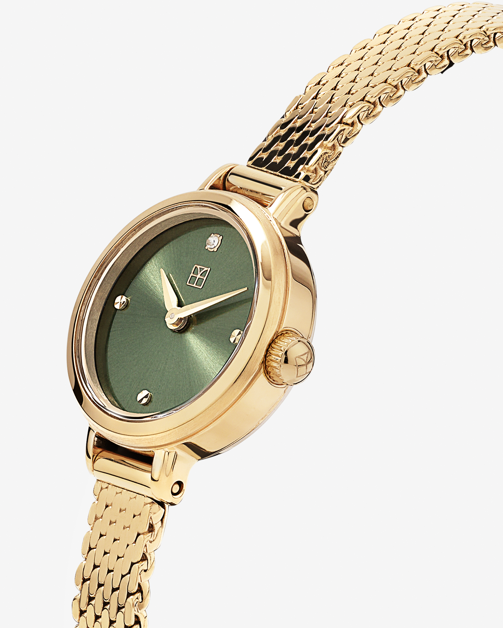 Ladies 19mm Petite Watch in Gold-Tone Stainless Steel