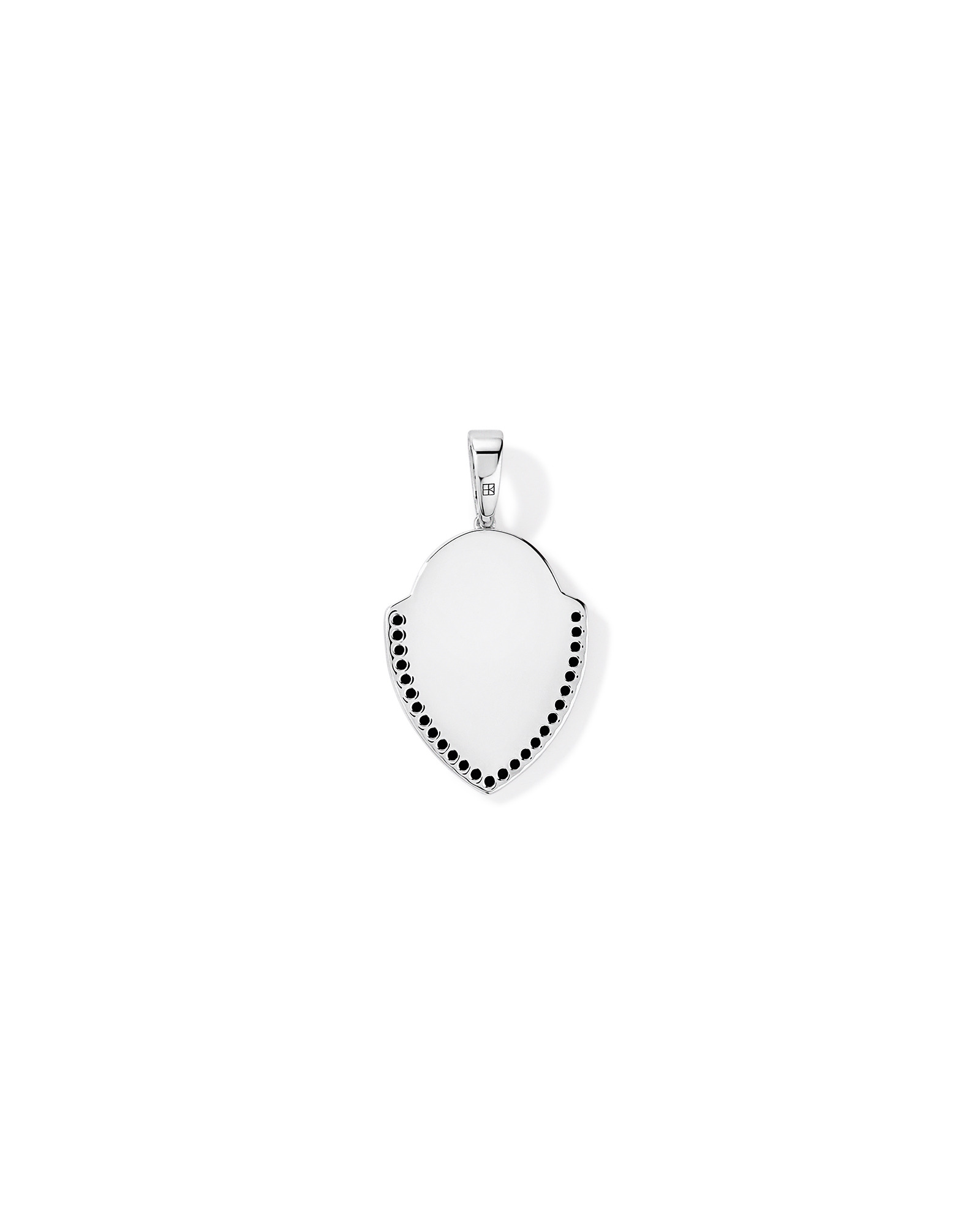 0.25 Carat TW Football Pendant in Sterling Silver
