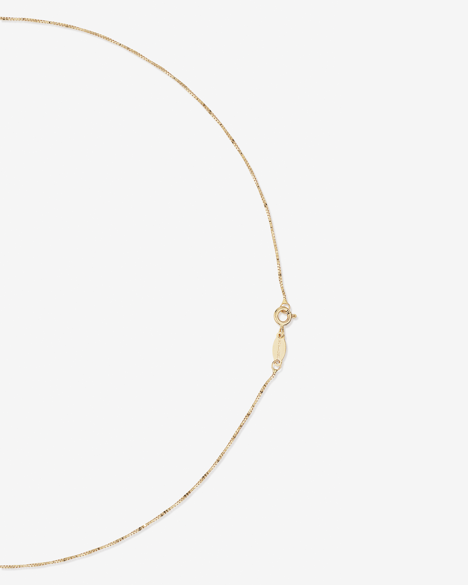 45cm (18") Box Chain in 10kt Yellow Gold
