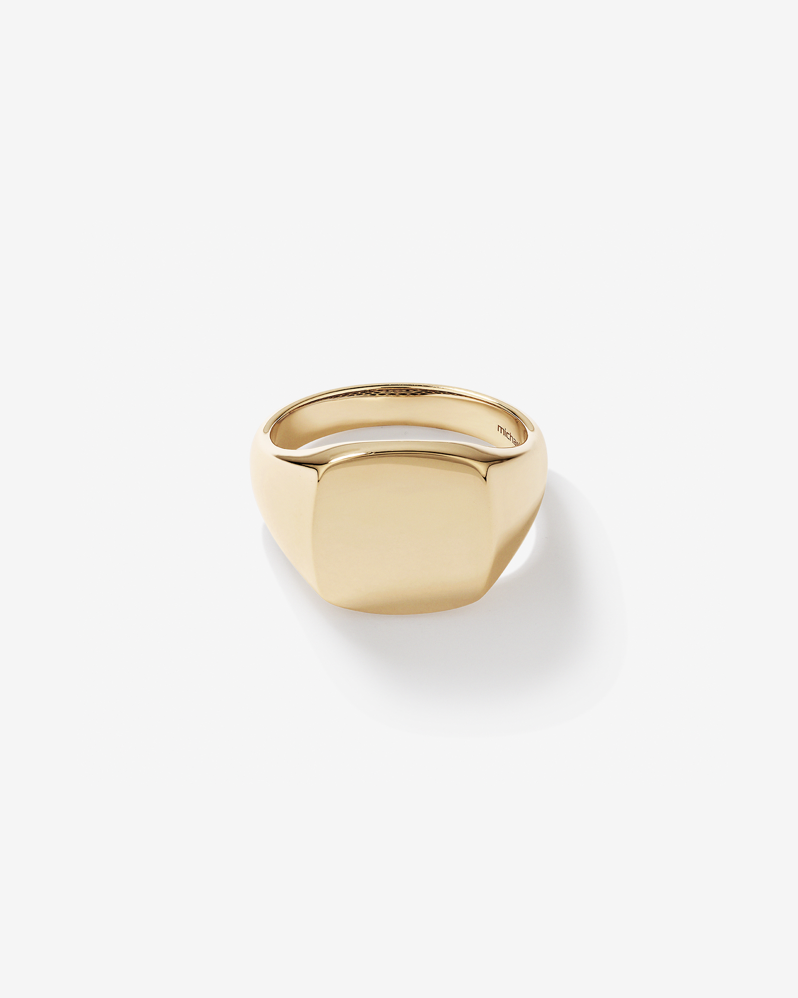 Men's Signet Ring in 10kt Yellow Gold