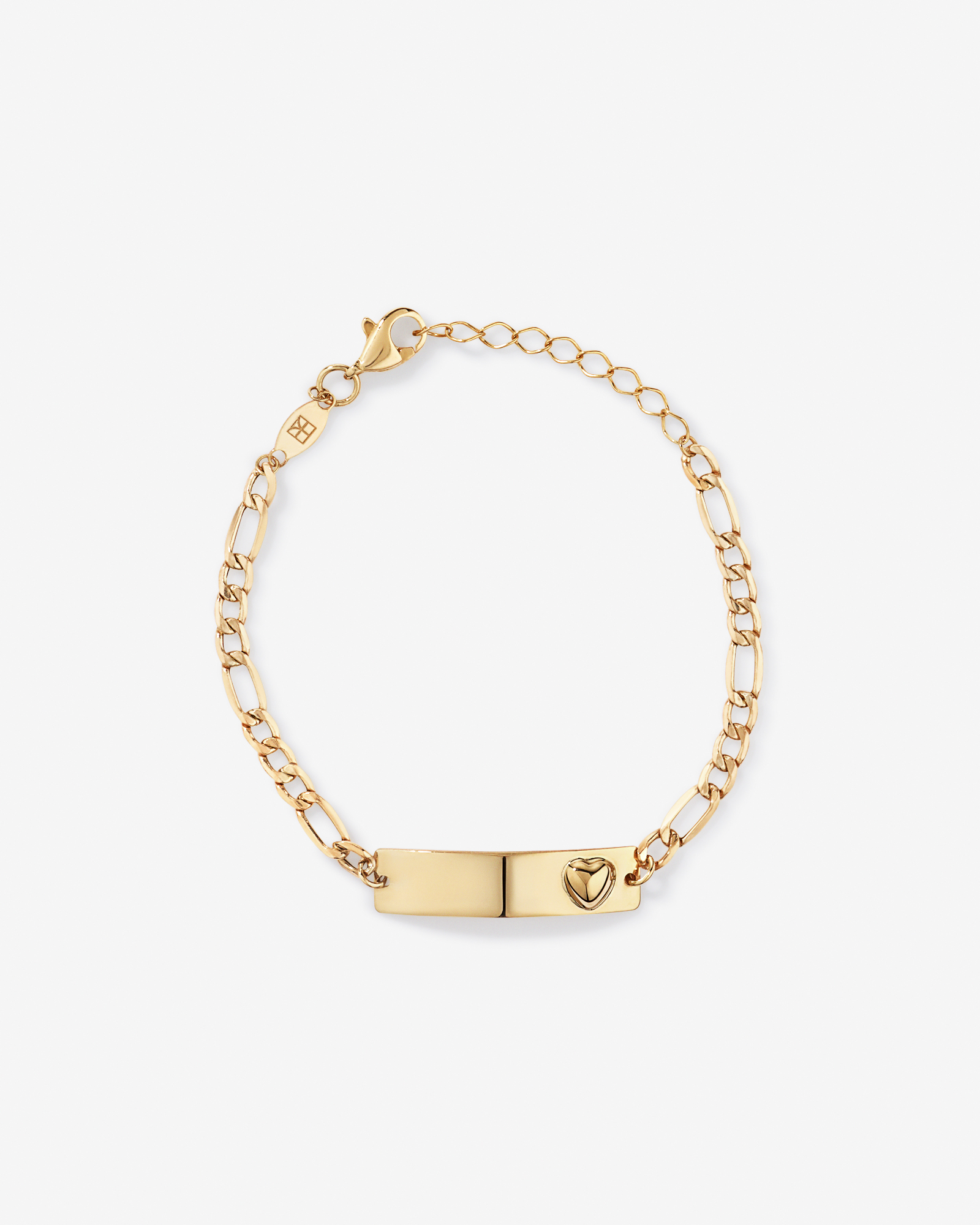 Children's Engravable ID Bracelet in 10kt Yellow Gold