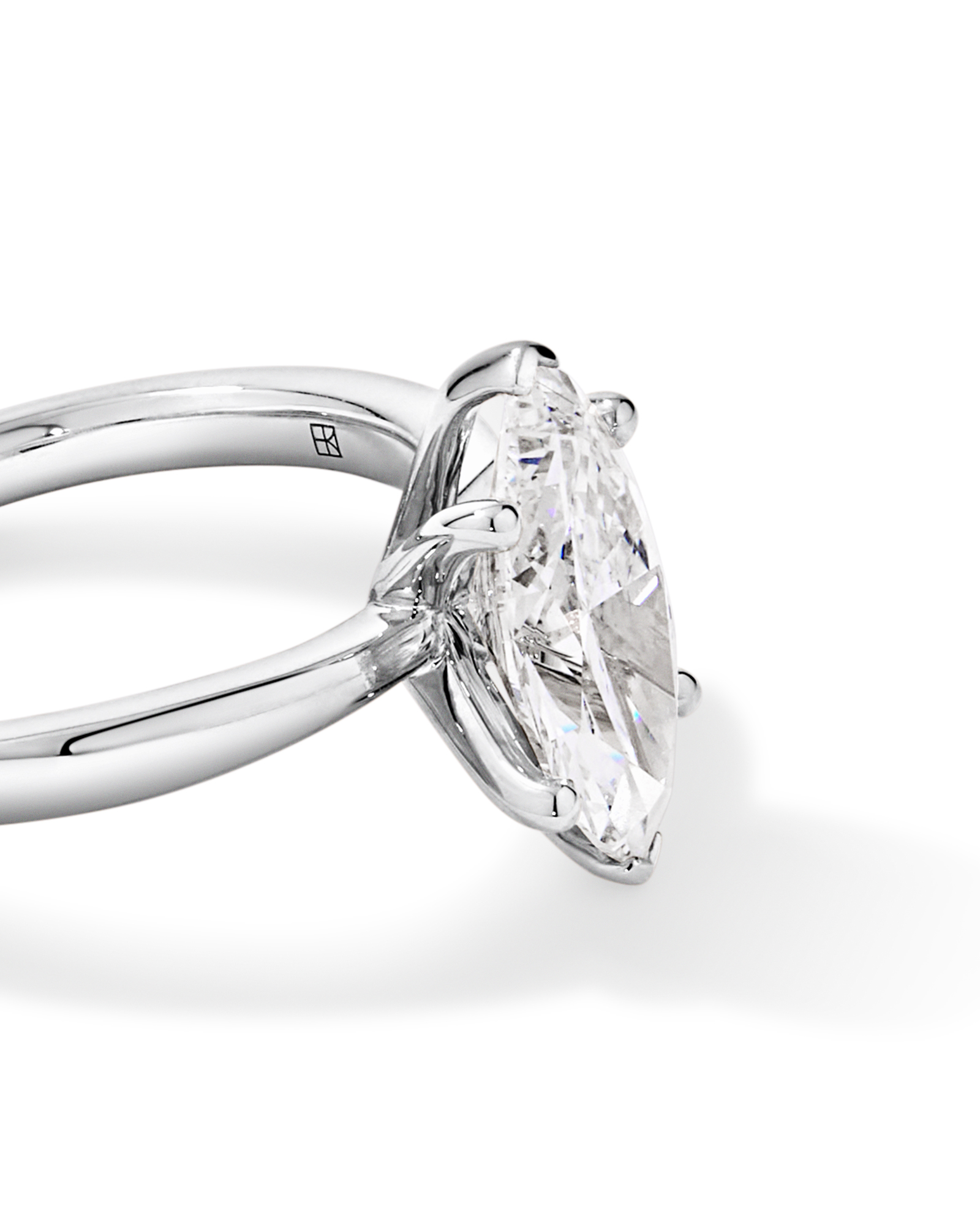 2.00 Carat TW Laboratory-Grown Diamond Marquise Solitaire Ring 14kt Gold