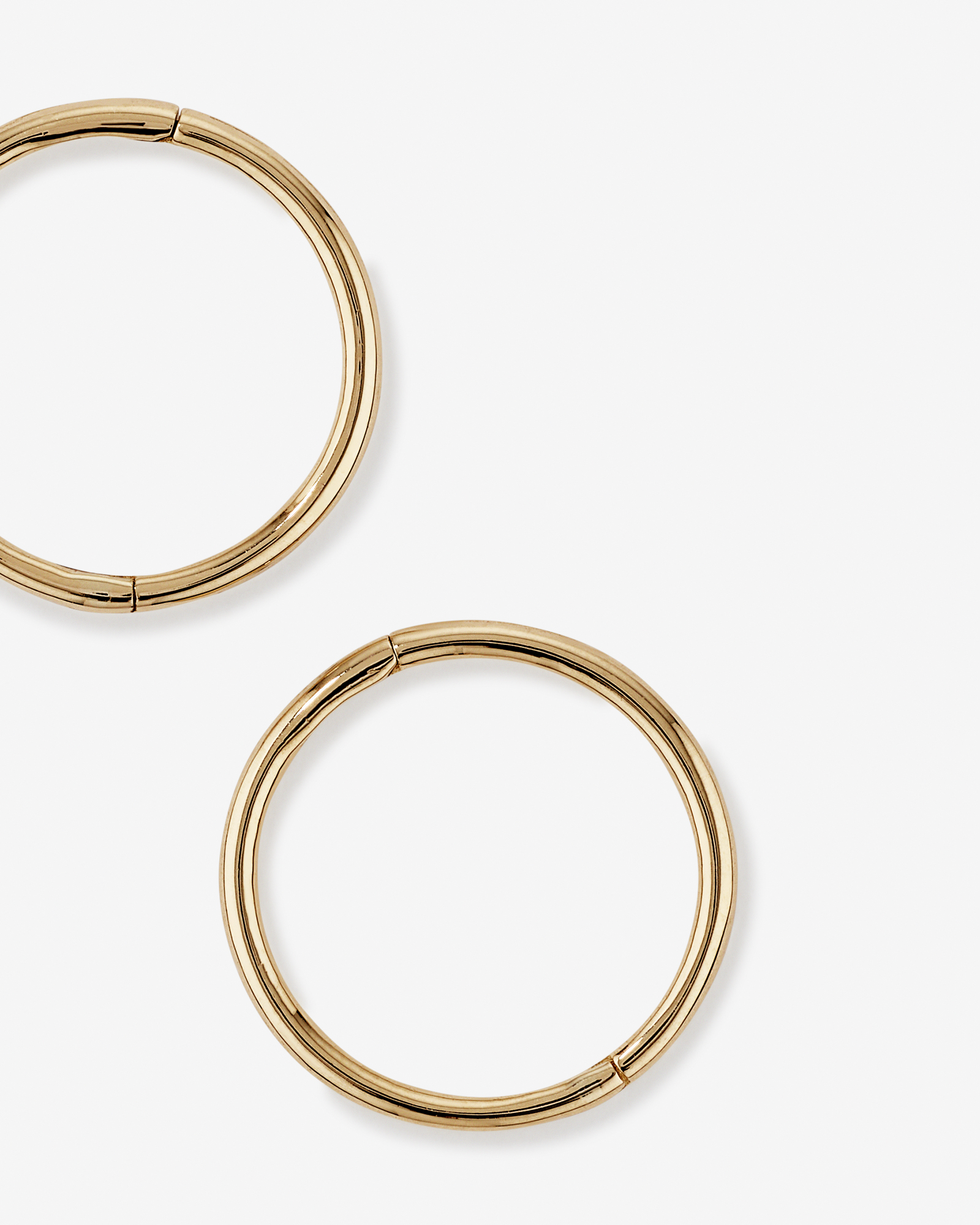 Dormeuses de 12 mm en or rose 10 K