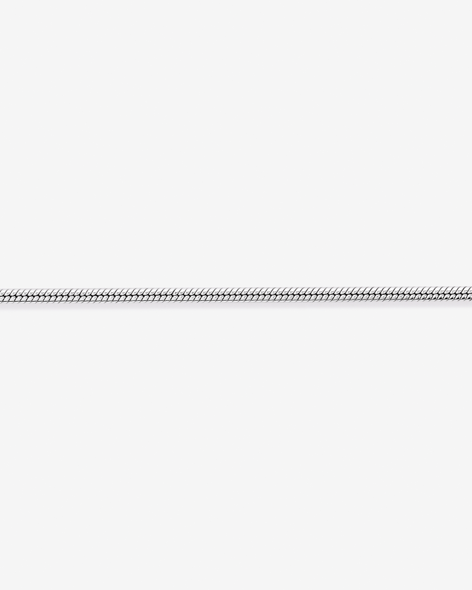 50cm (20") Round Snake Chain in Sterling Silver