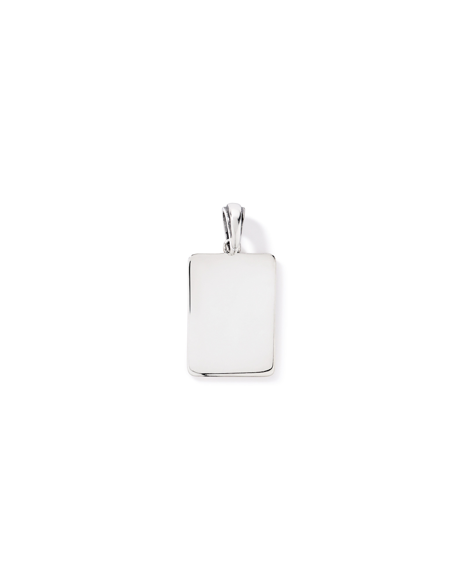 Joker Card Pendant in Sterling Silver