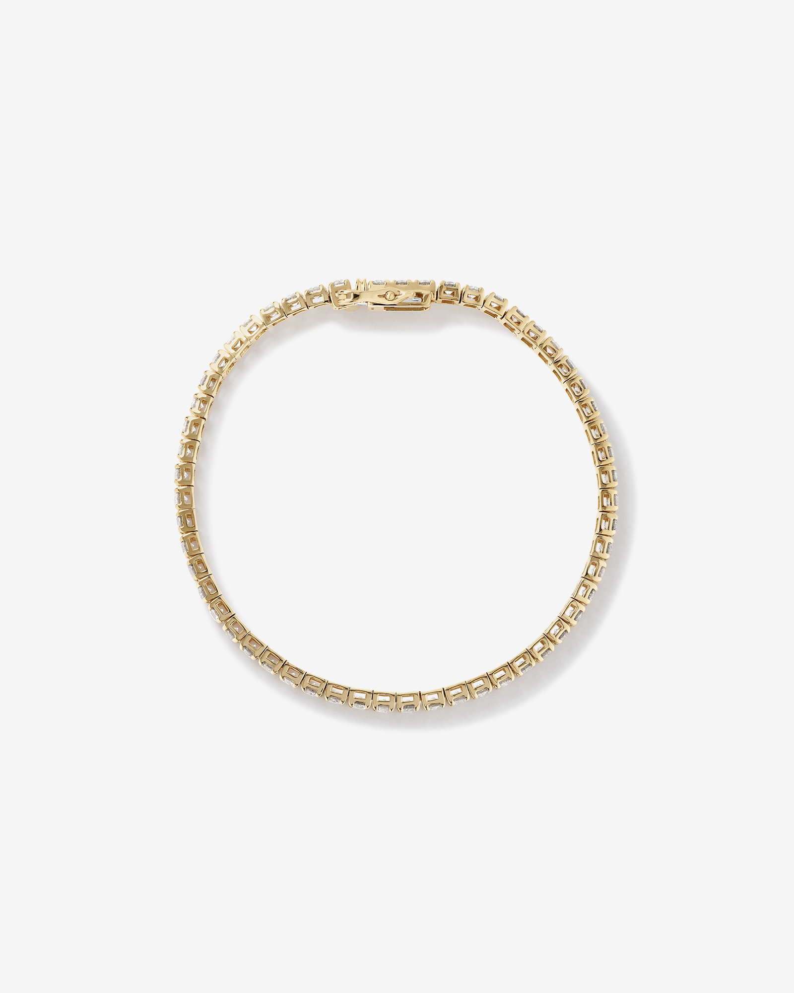 4.92 Carat TW Diamond Tennis Bracelet in 10kt Yellow Gold