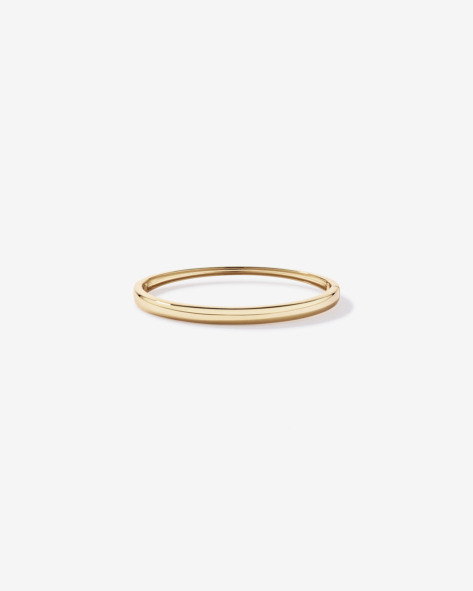 62mm Classic Polished Hinged Bangle in 18kt Vermeil