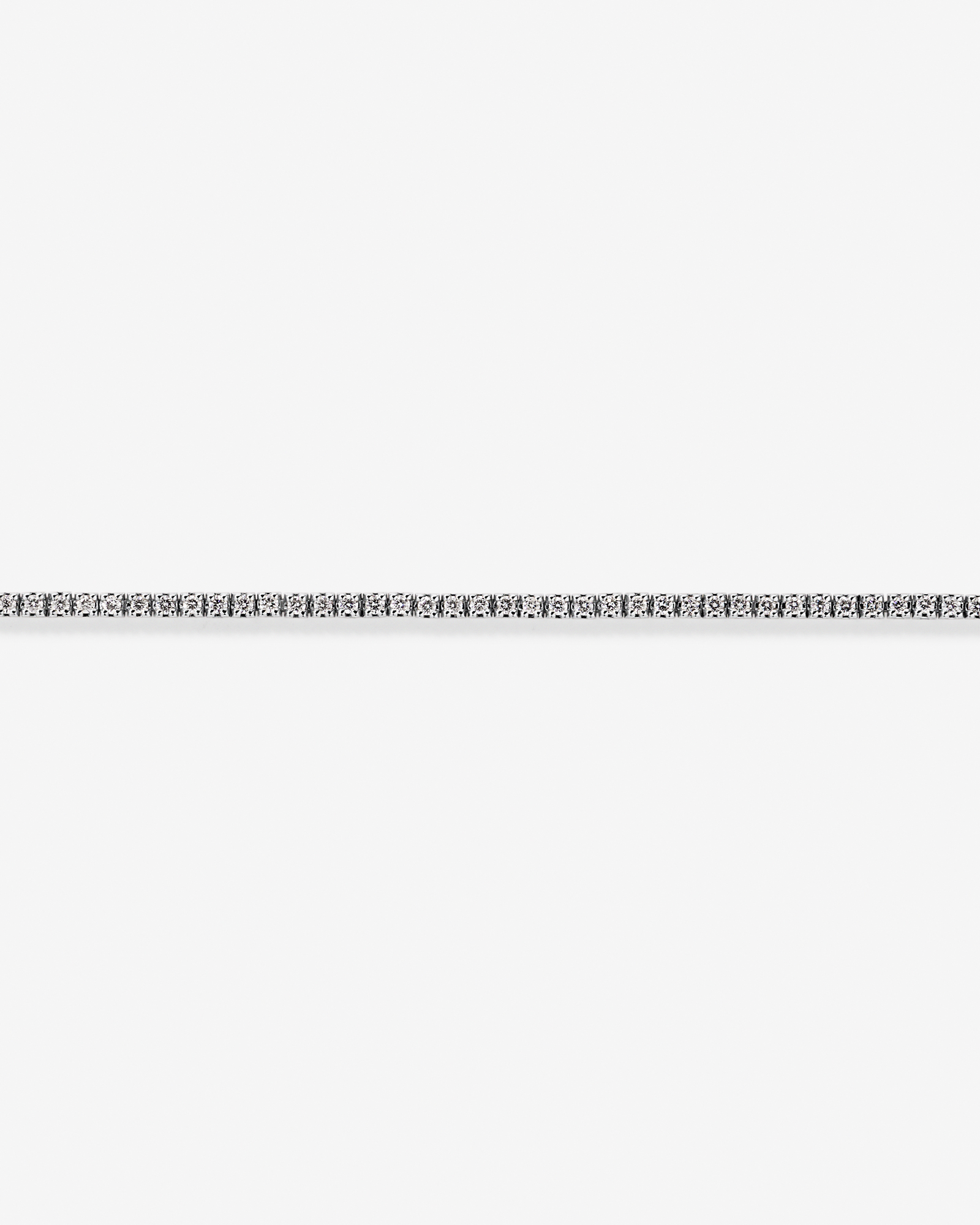 Bracelet de Tennis de 1,00 Carat TW en Diamant en Or Blanc 10kt
