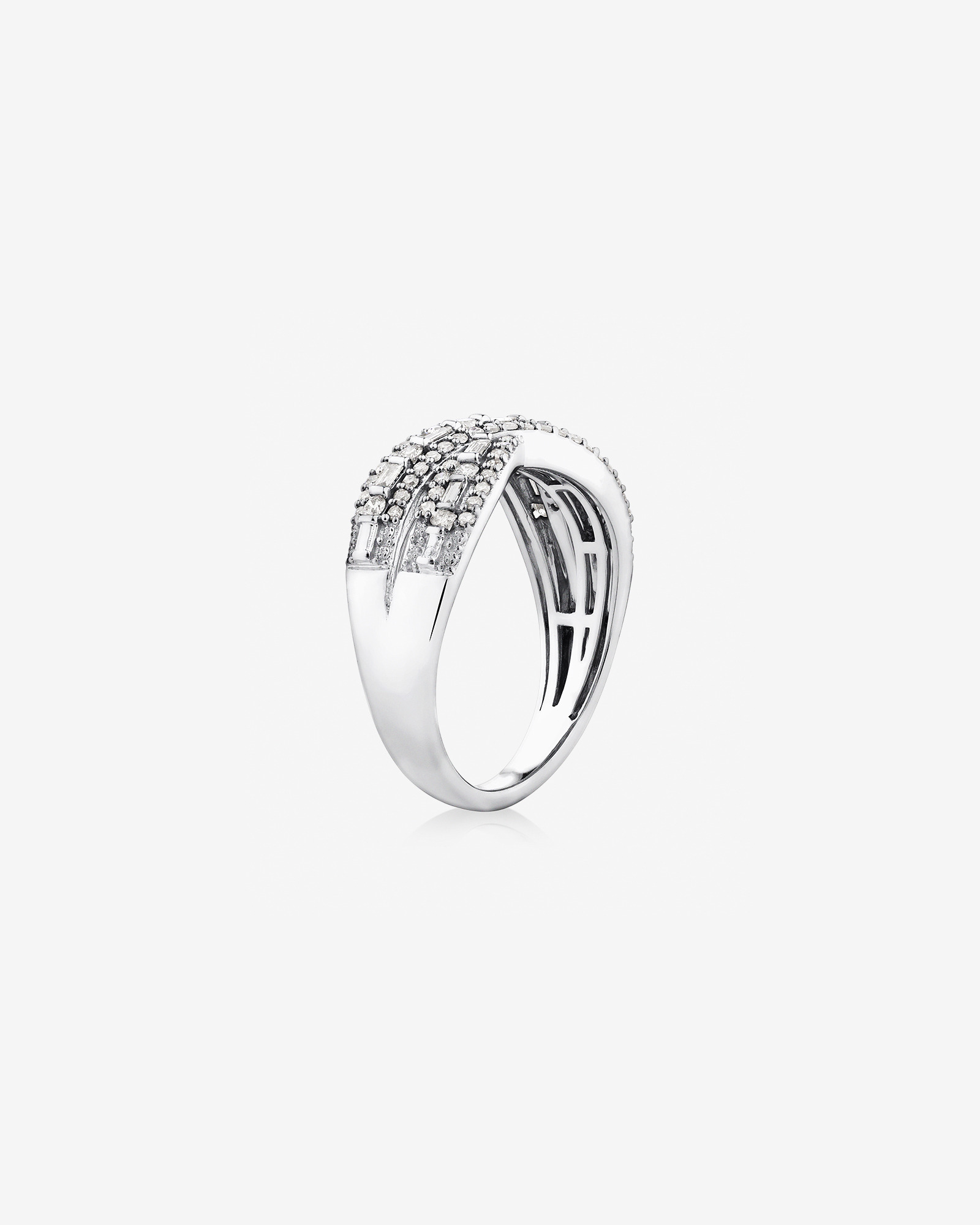 Ring with 0.50 Carat TW Of Diamonds in 10kt White Gold