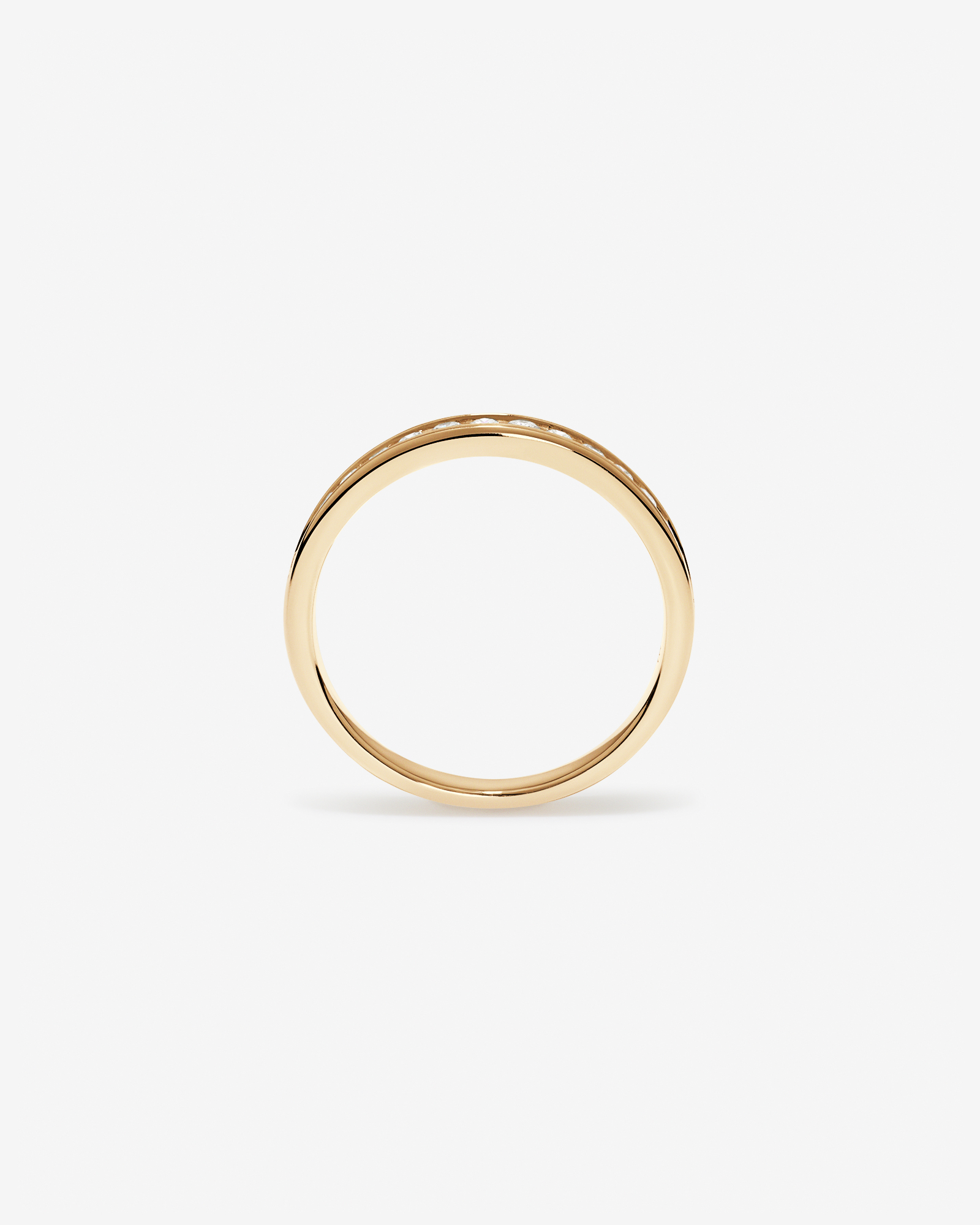0.30 Carat TW Round Brilliant Laboratory-Grown Diamond Wedding Ring 14kt Yellow Gold