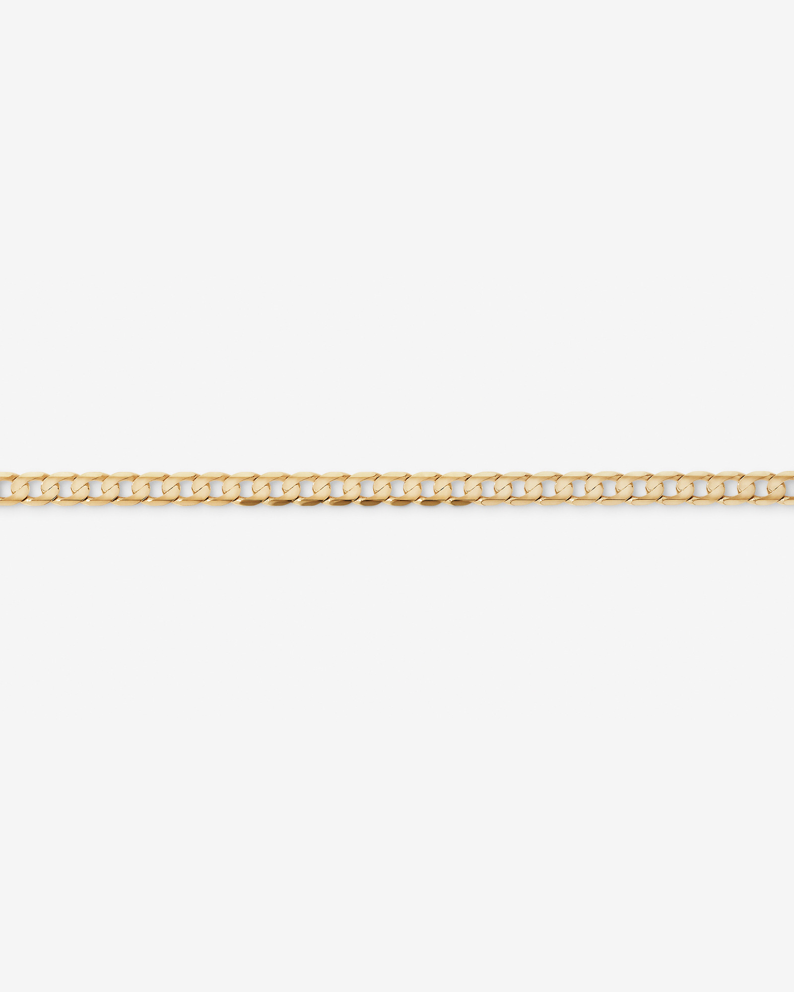 19cm (22") 4.5mm-5mm Width Curb Bracelet in 10kt Yellow Gold