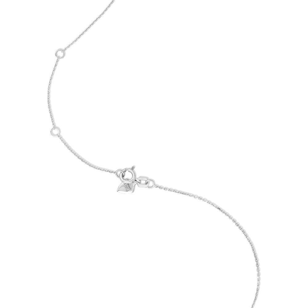 Boucles d’oreilles et pendentif en diamant cultivés en laboratoire de 0,60 carat TW serties en or blanc 10 carats