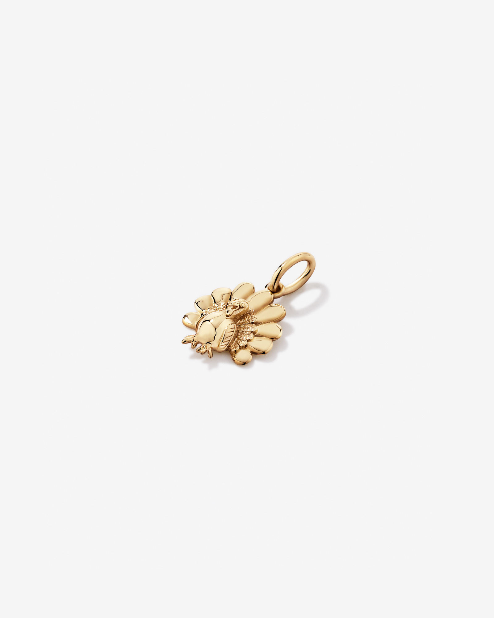 Thanksgiving Turkey Pendant in 18kt Yellow Gold Vermeil