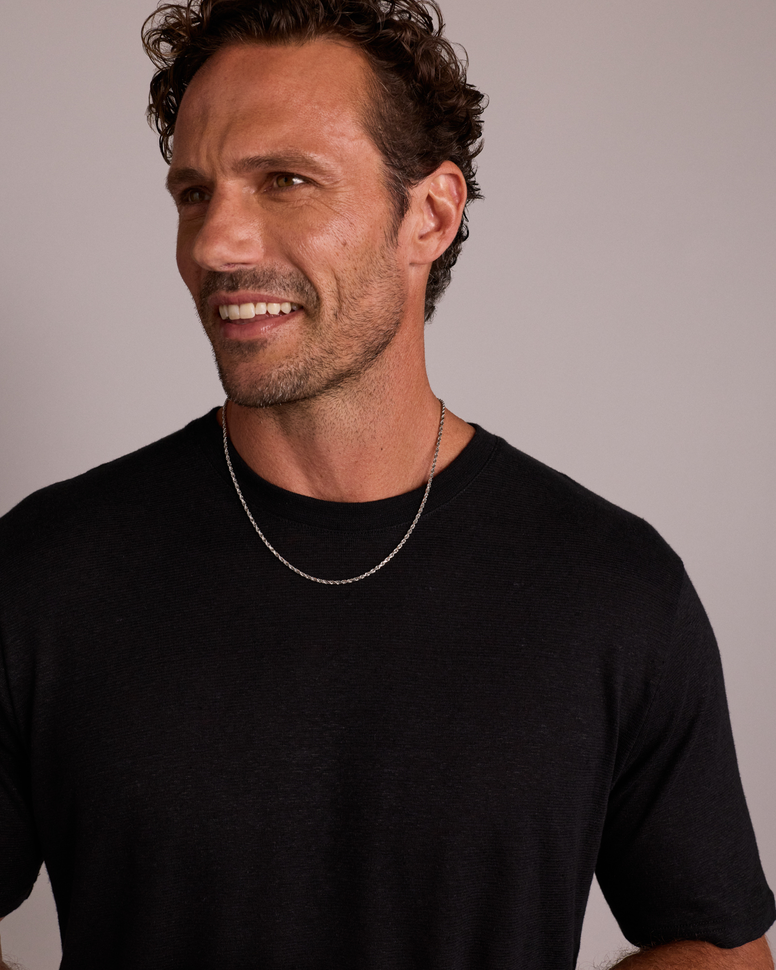 Chaîne torsadée de 55 cm (21,6 po) en argent sterling