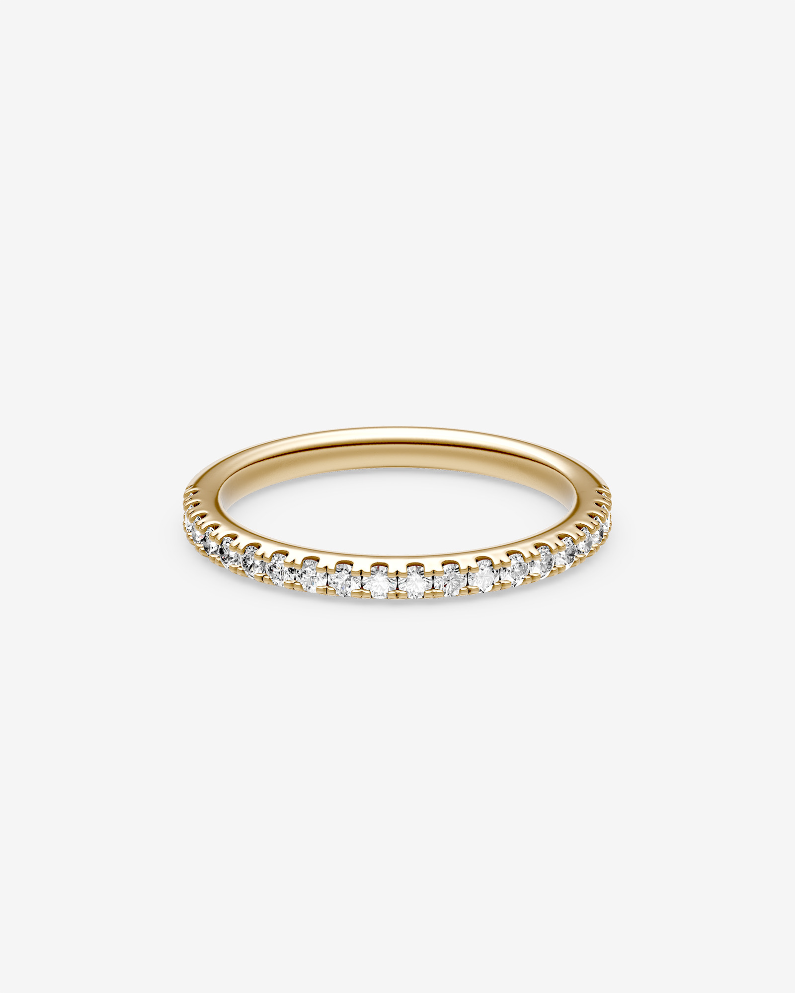 Wedding Band with 0.34 Carat TW of Diamonds in 14kt Yellow Gold