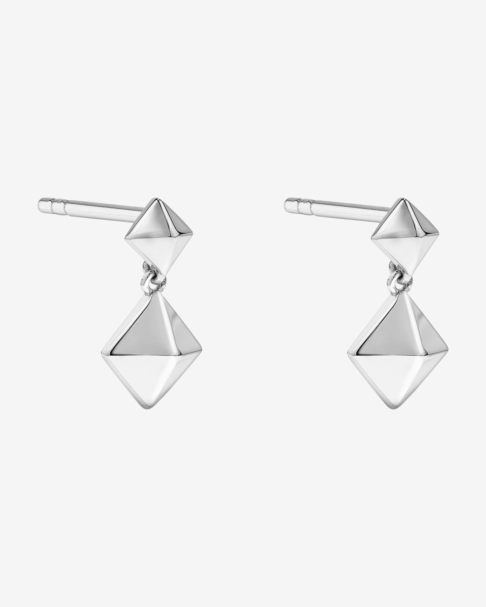 Signature Connect Drop Earrings in Sterling Silver