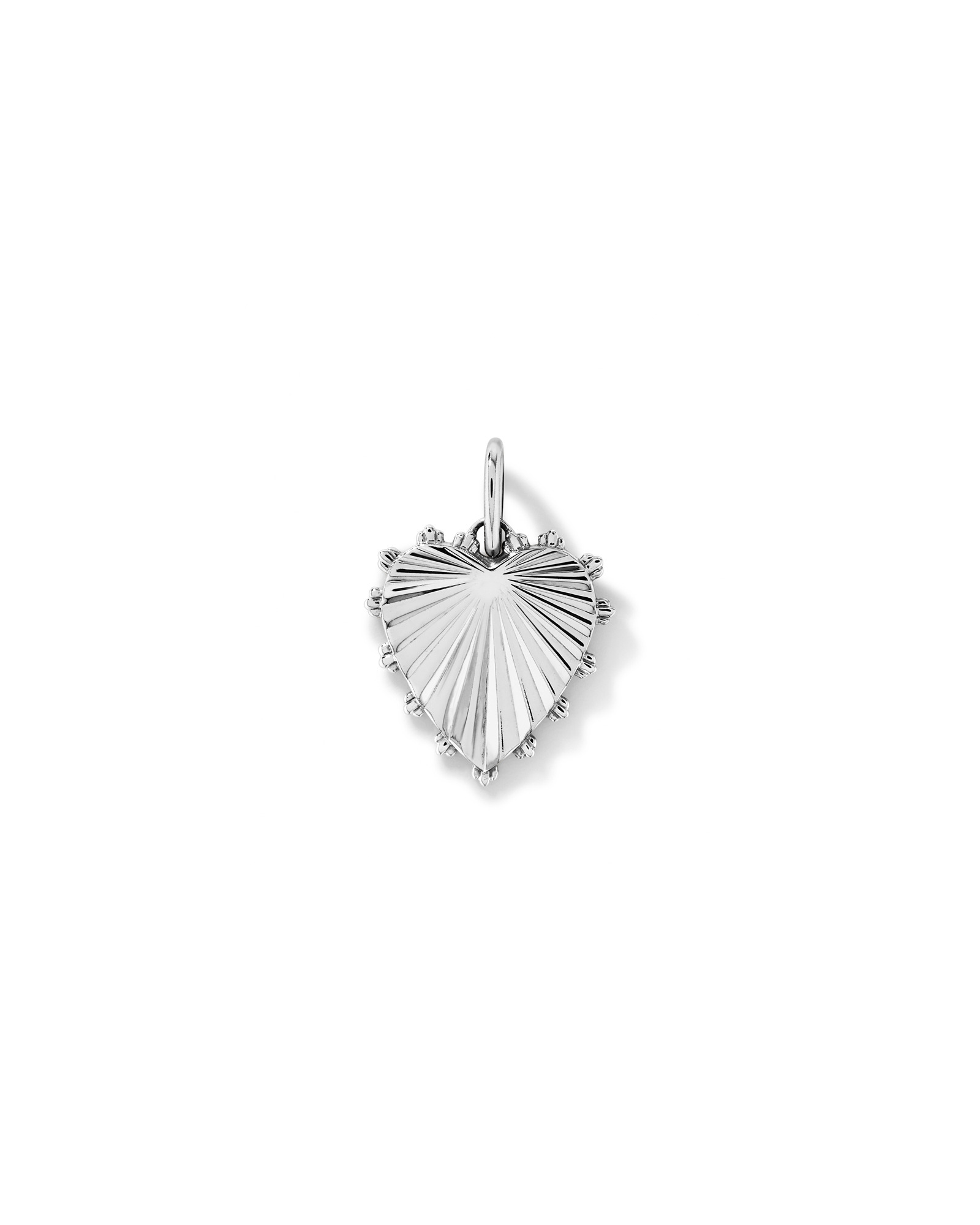 Pendentif coeur d'amour Sunray en argent sterling