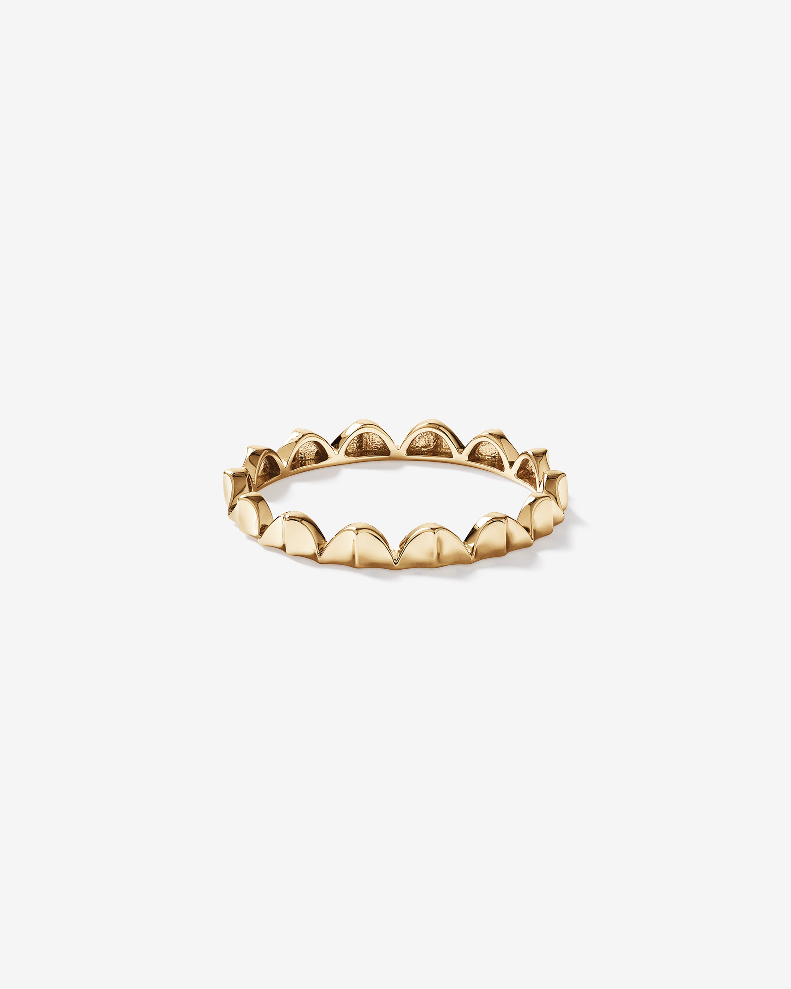 Signature Connect Curve Ring 10kt Rose Gold
