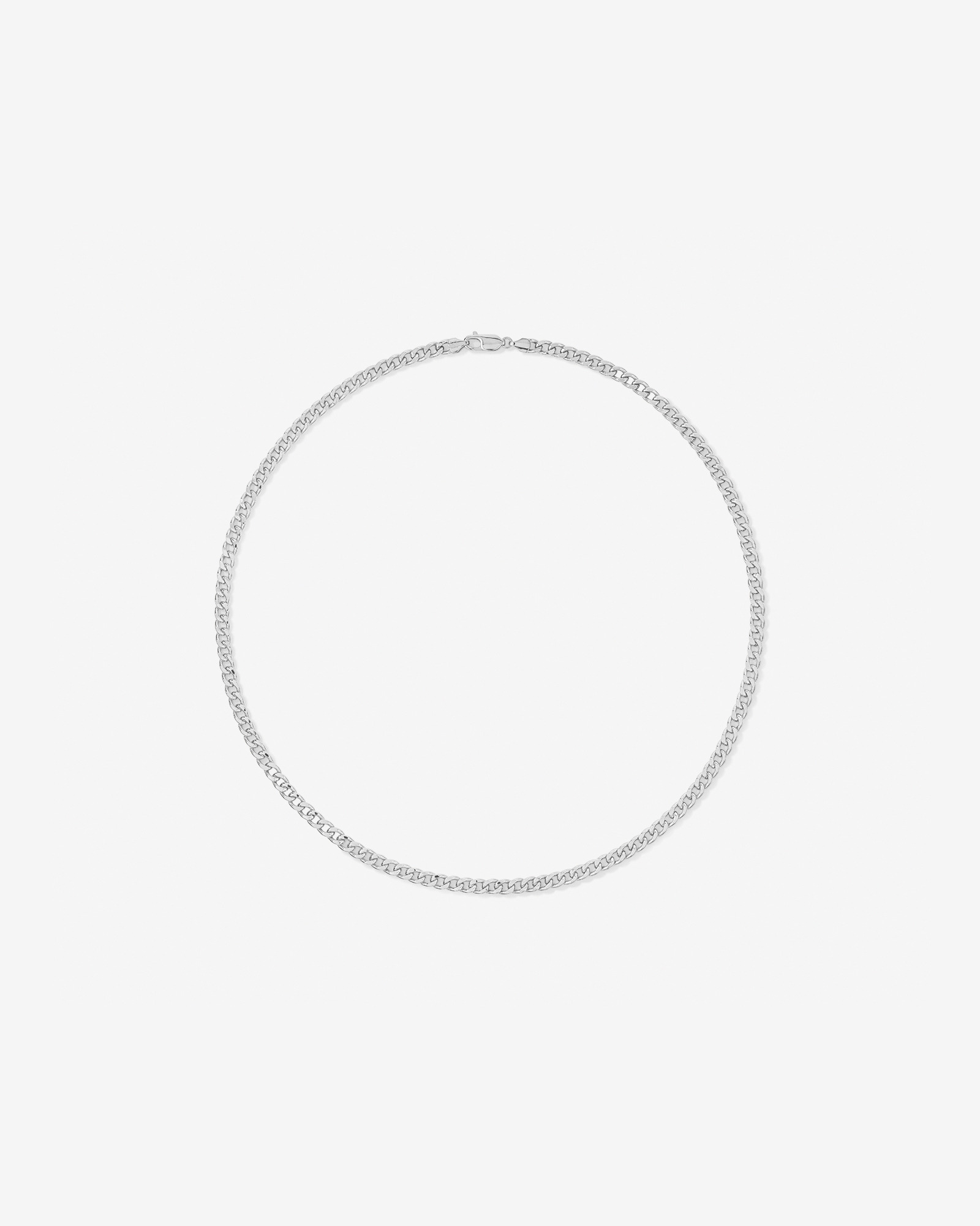 45cm (22") 5.5mm Width Semi Solid Diamond Cut Curb Chain in 10kt Gold