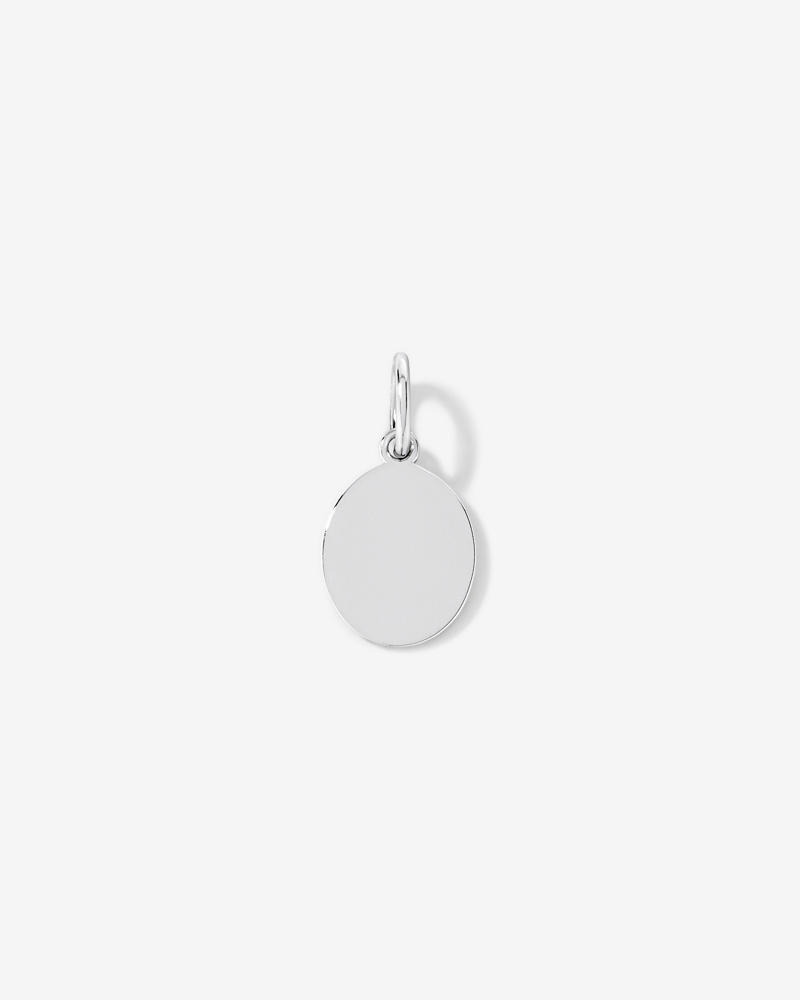 Engravable Sunray Oval Pendant in Sterling Silver
