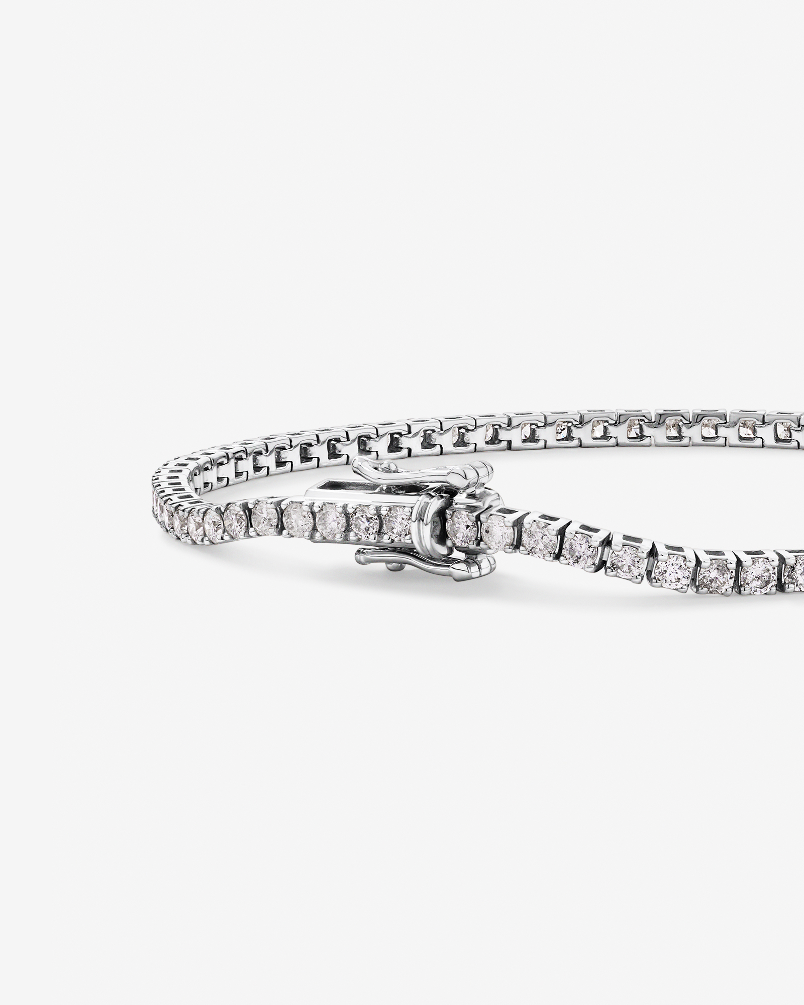 3.00 Carat TW Diamond Tennis Bracelet in 10kt White Gold