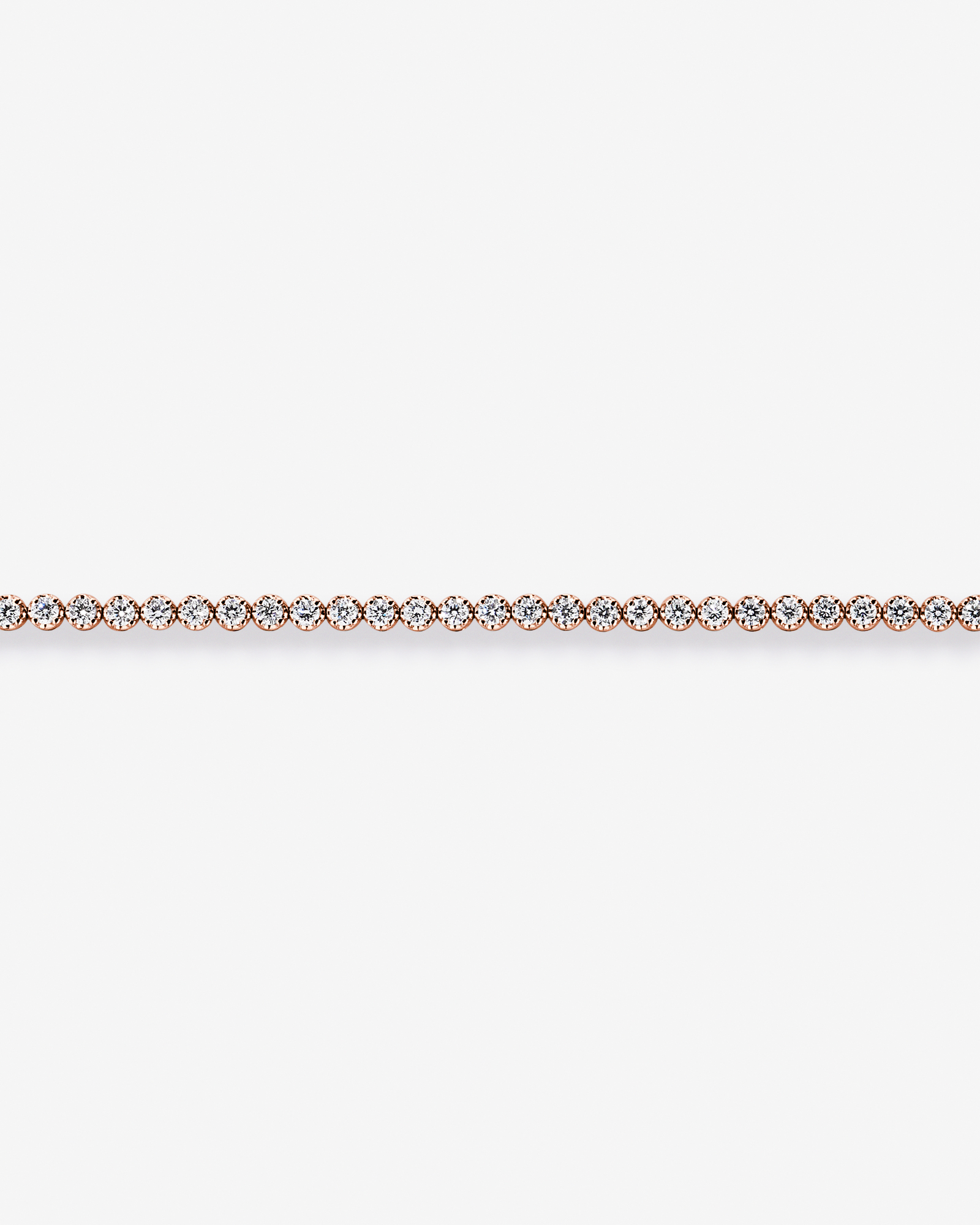 2.00 Carat TW Laboratory-Grown Diamond Tennis Bracelet in 10kt Rose Gold
