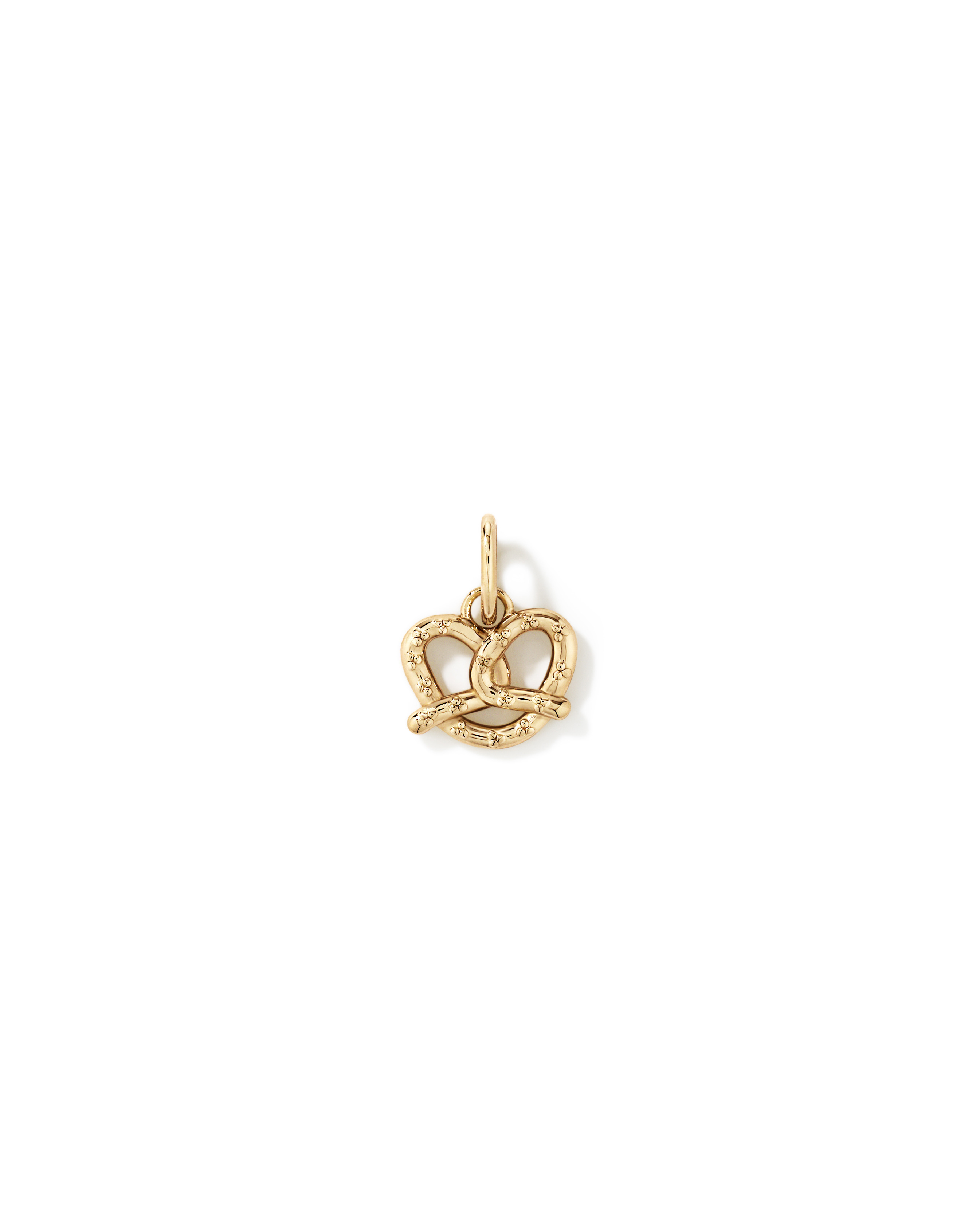 Pendentif bretzel en Vermeil 18 kt
