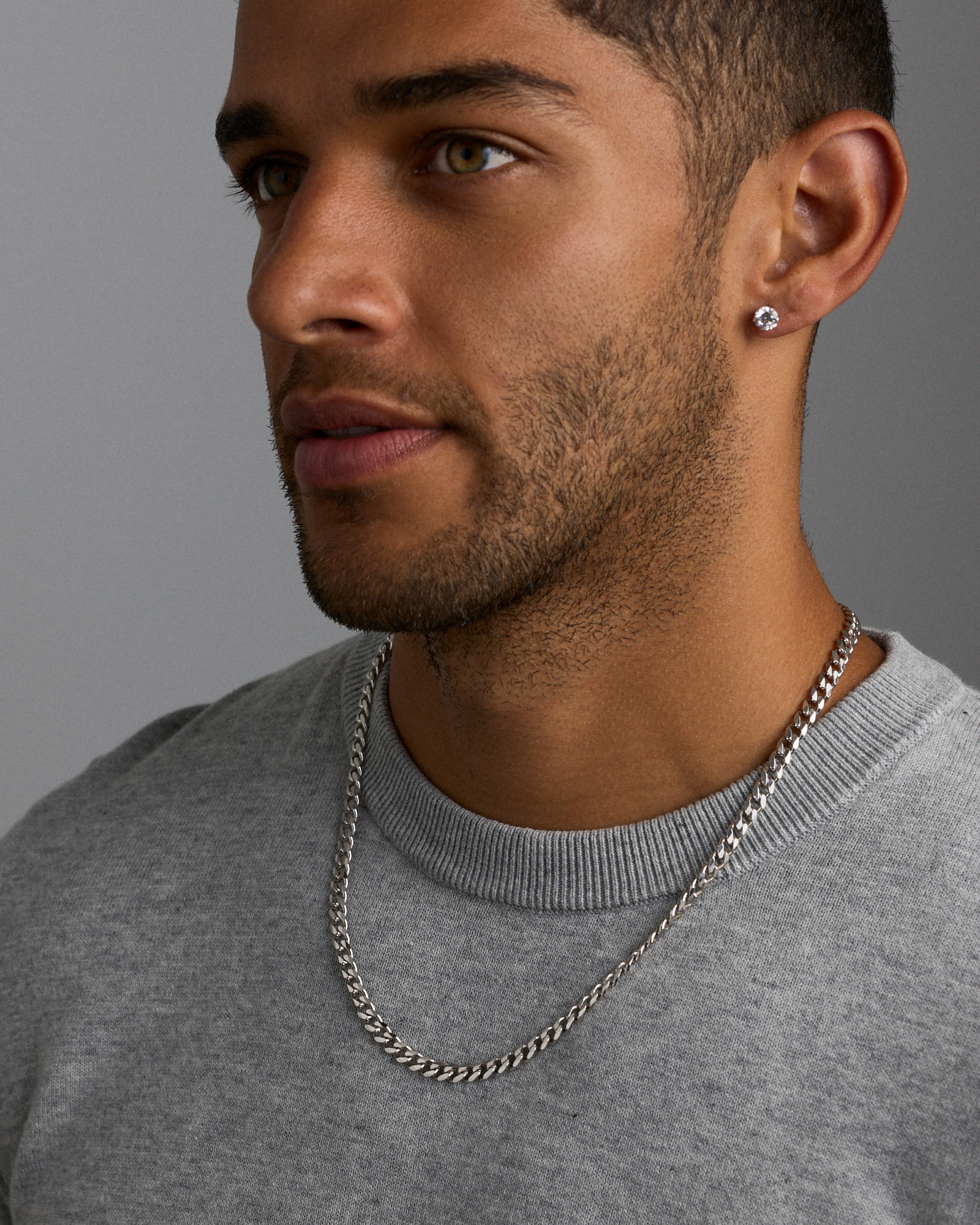 7.3mm Round Brilliant Cubic Zirconia Stud Earrings in Sterling Silver